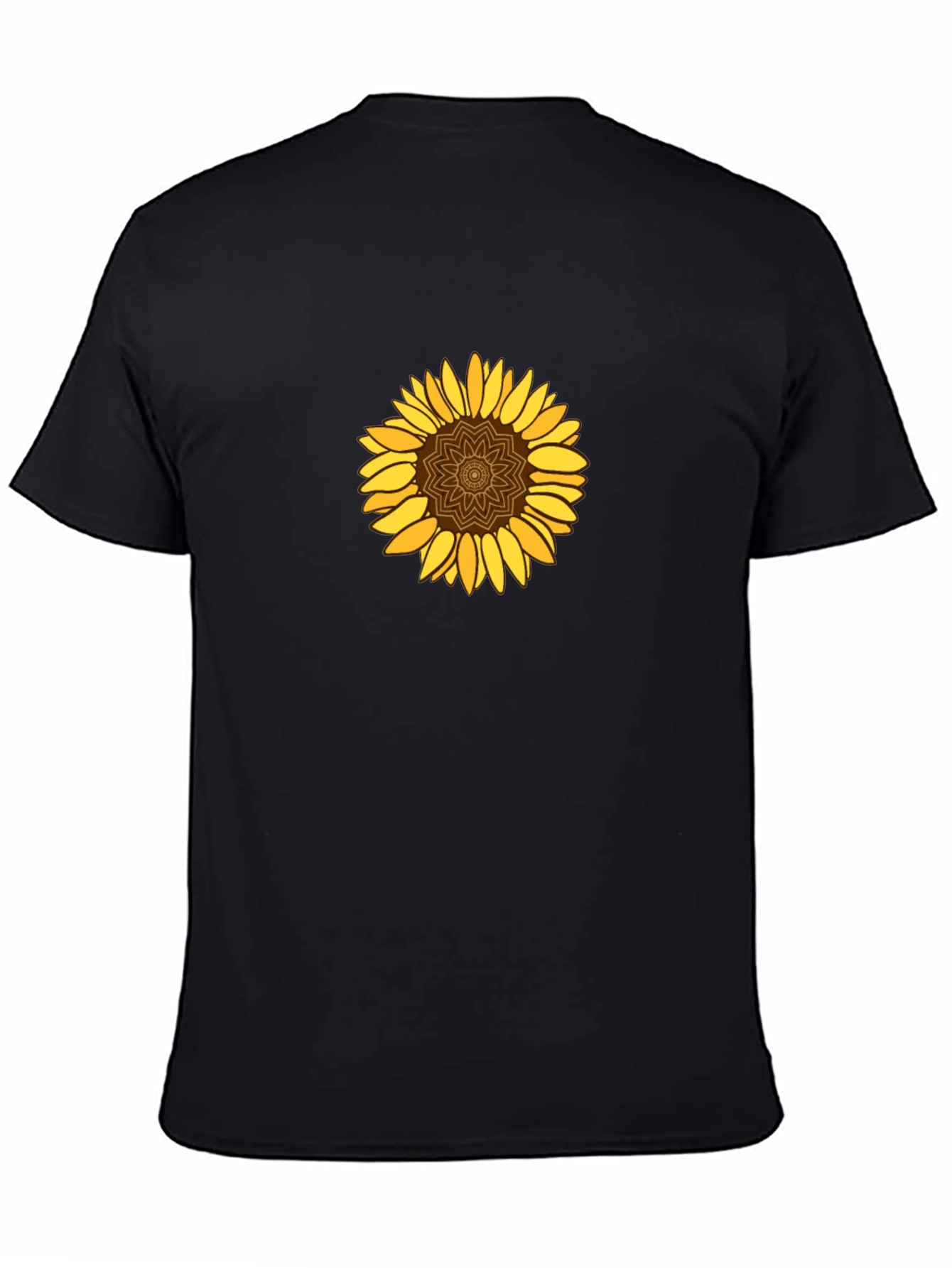 Sunflower Graphic Black T-Shirt - Trendy Casual Wear