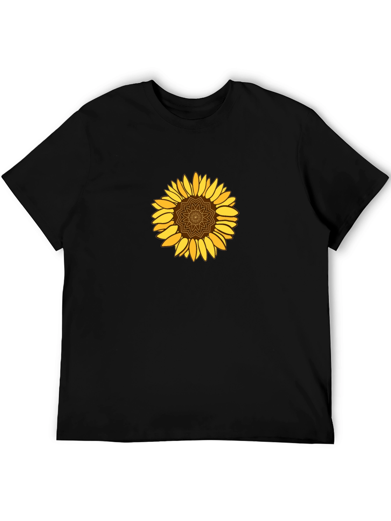 Sunflower Graphic Black T-Shirt - Trendy Casual Wear