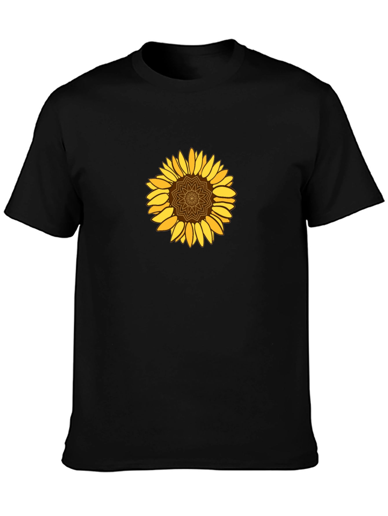 Sunflower Graphic Black T-Shirt - Trendy Casual Wear