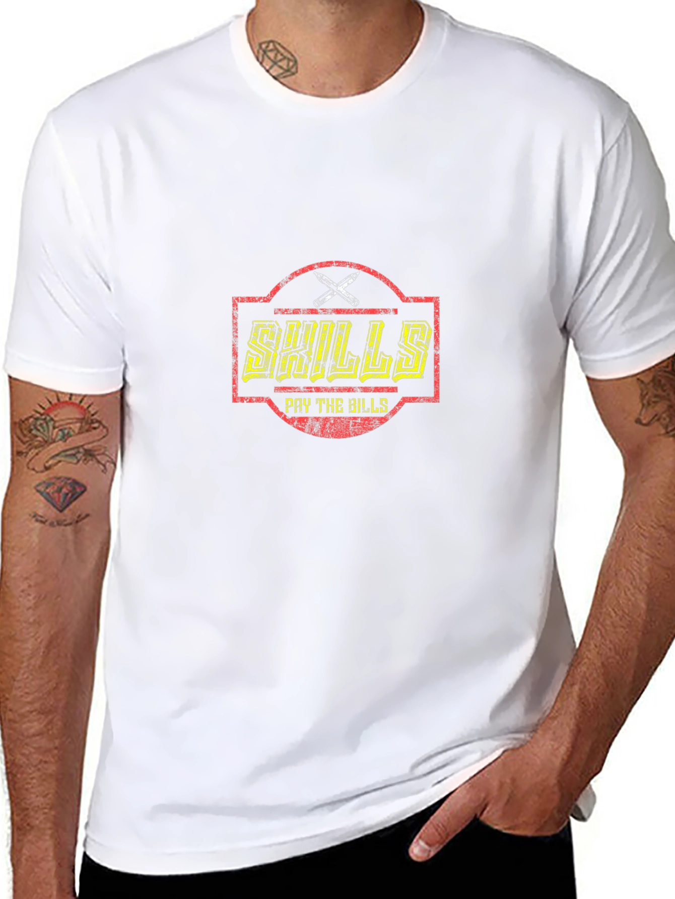 Skills Pay the Bills Graphic T-Shirt
