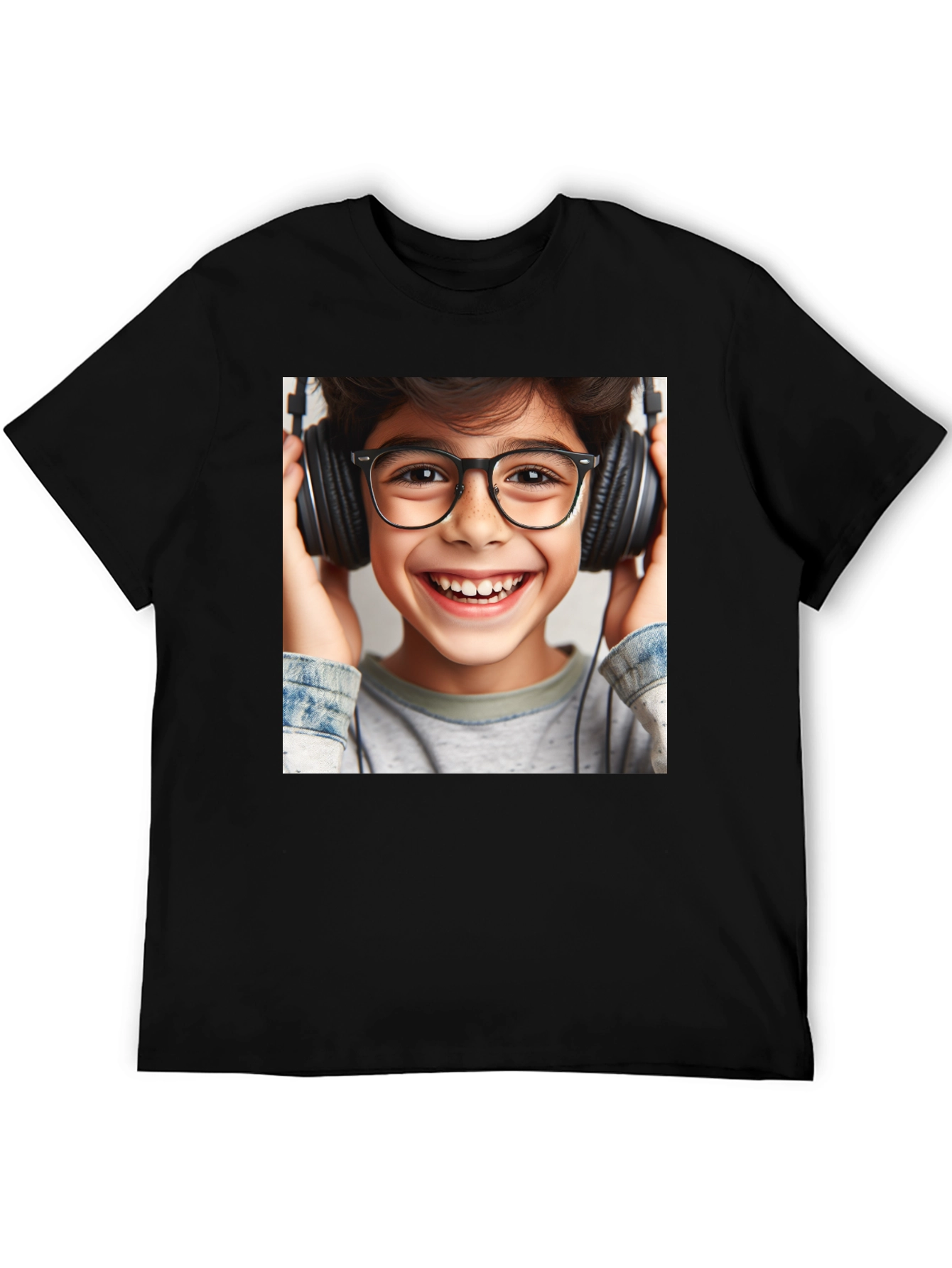 Boy with Headphones T-Shirt