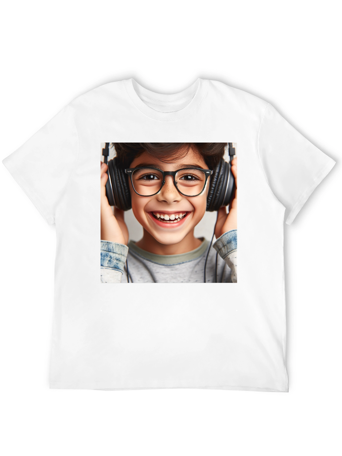 Boy with Headphones T-Shirt