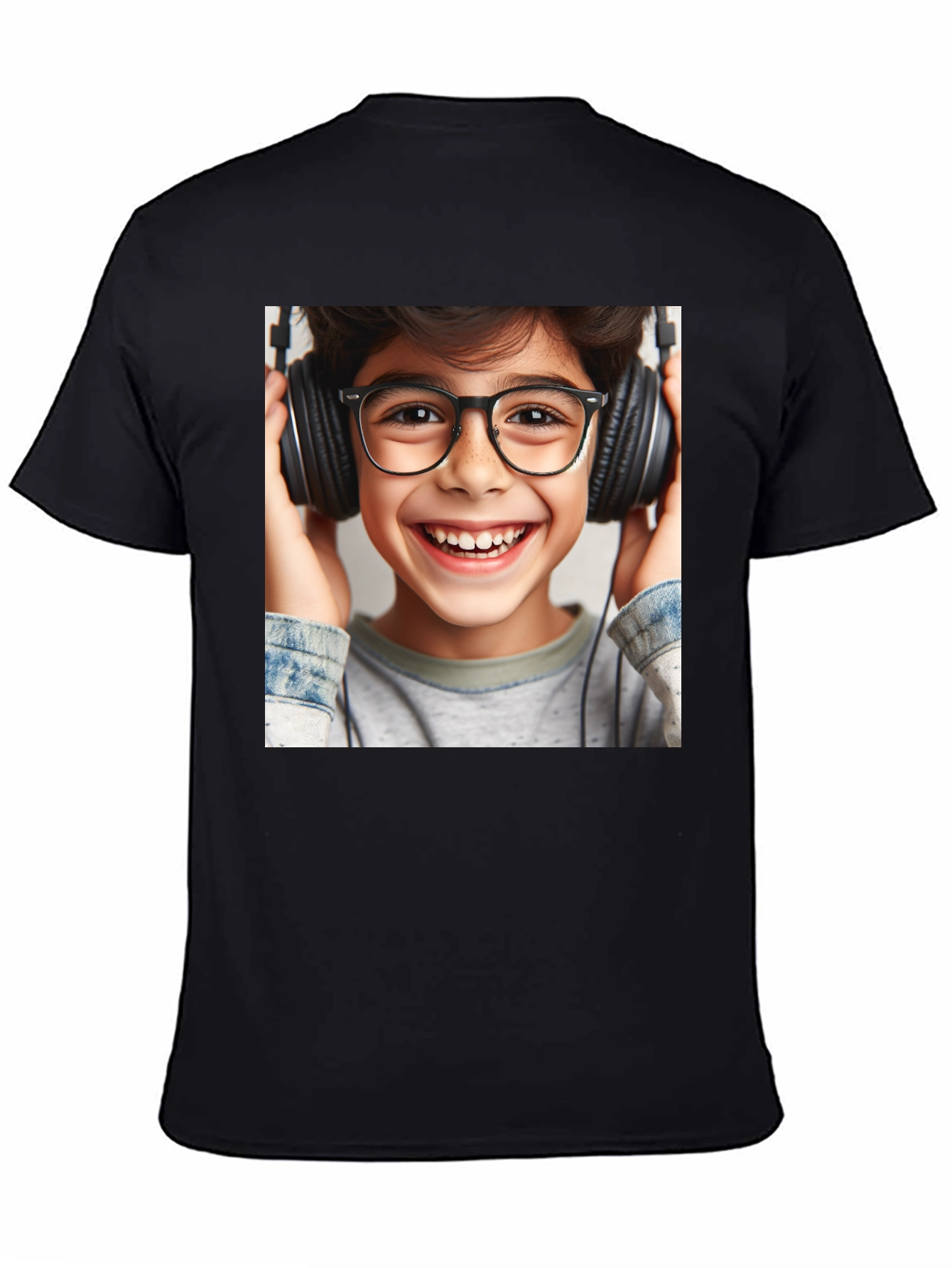 Boy with Headphones T-Shirt