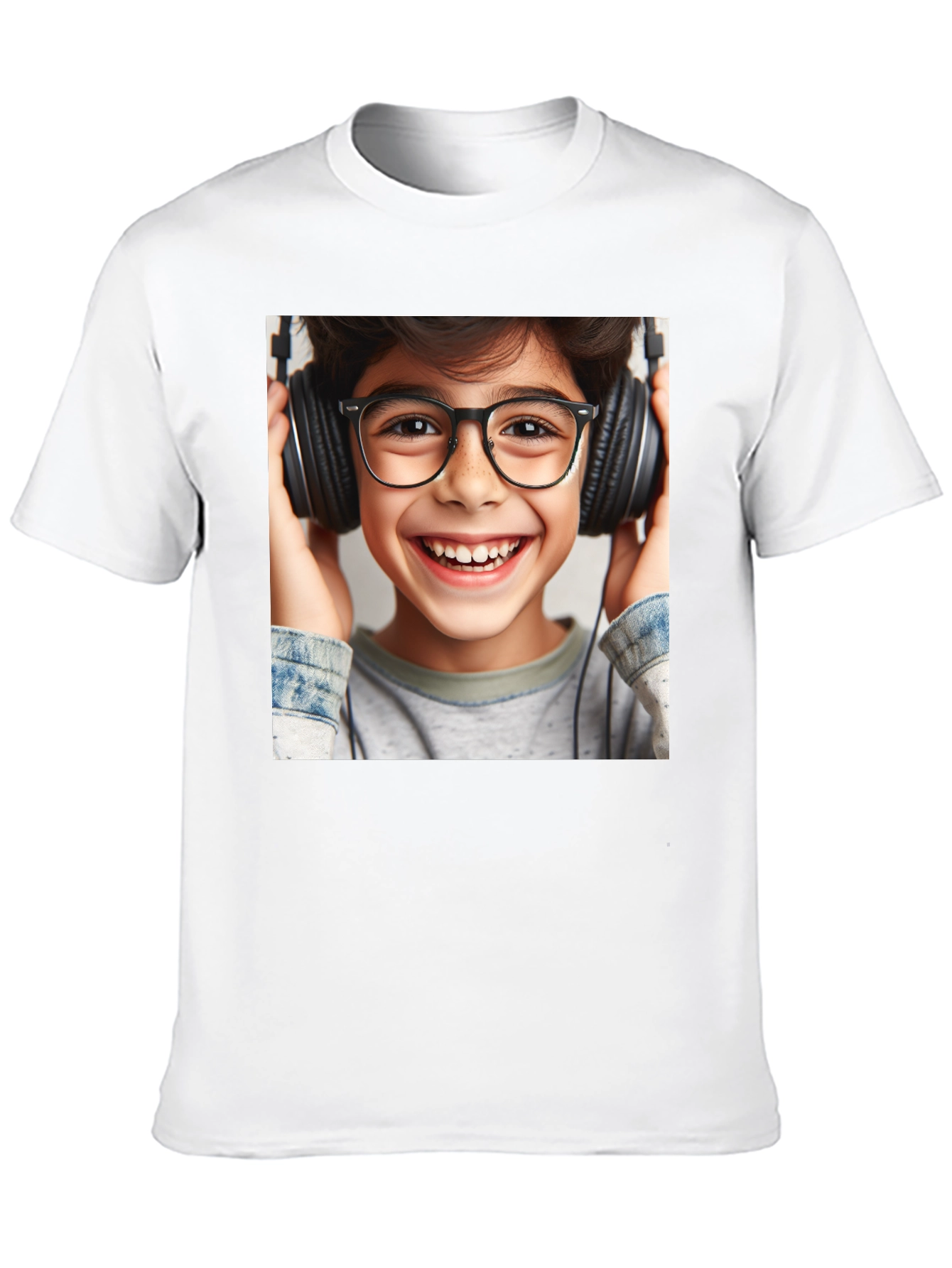 Boy with Headphones T-Shirt