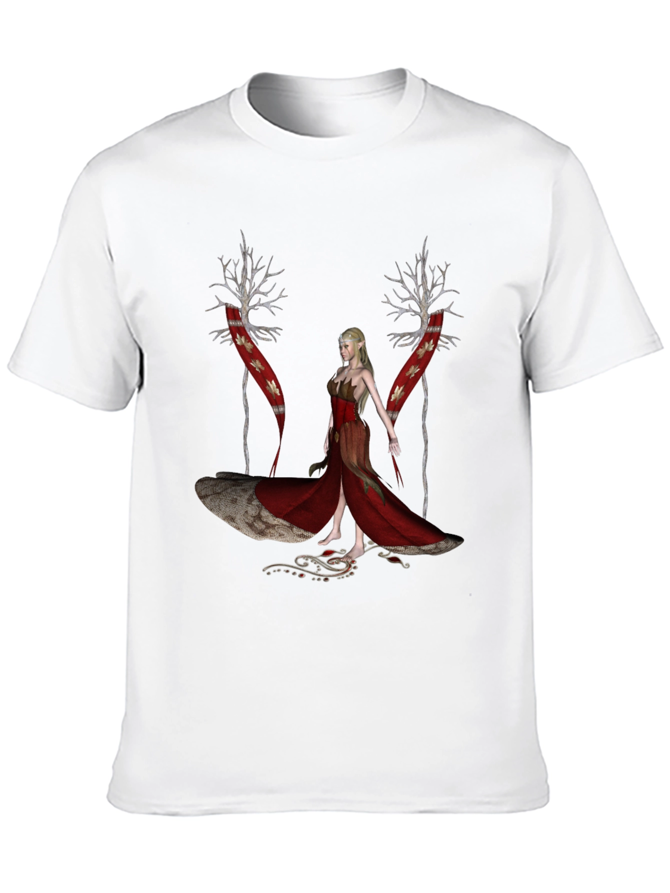 Elf Maiden Graphic Print Tee