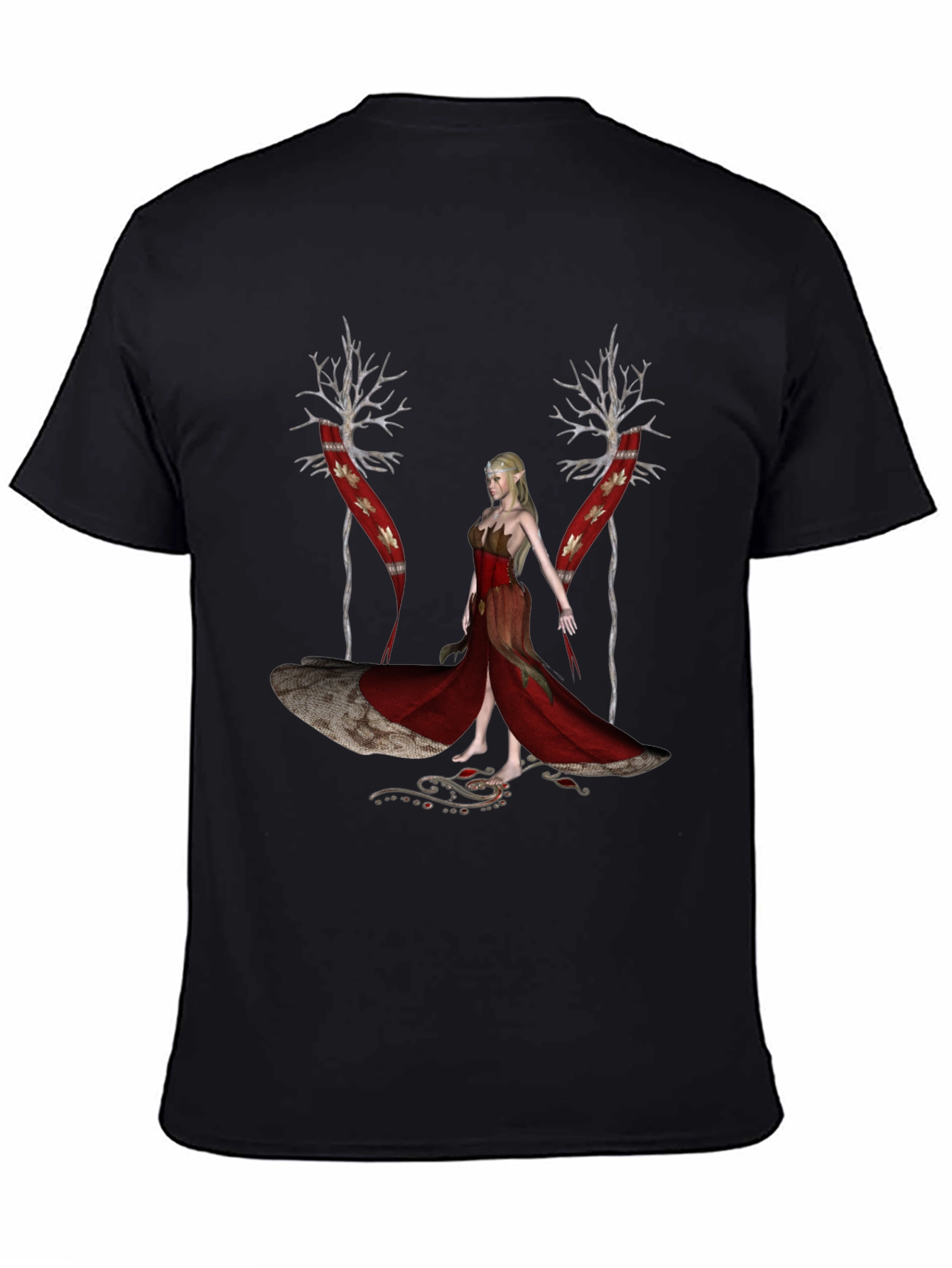 Elf Maiden Graphic Print Tee