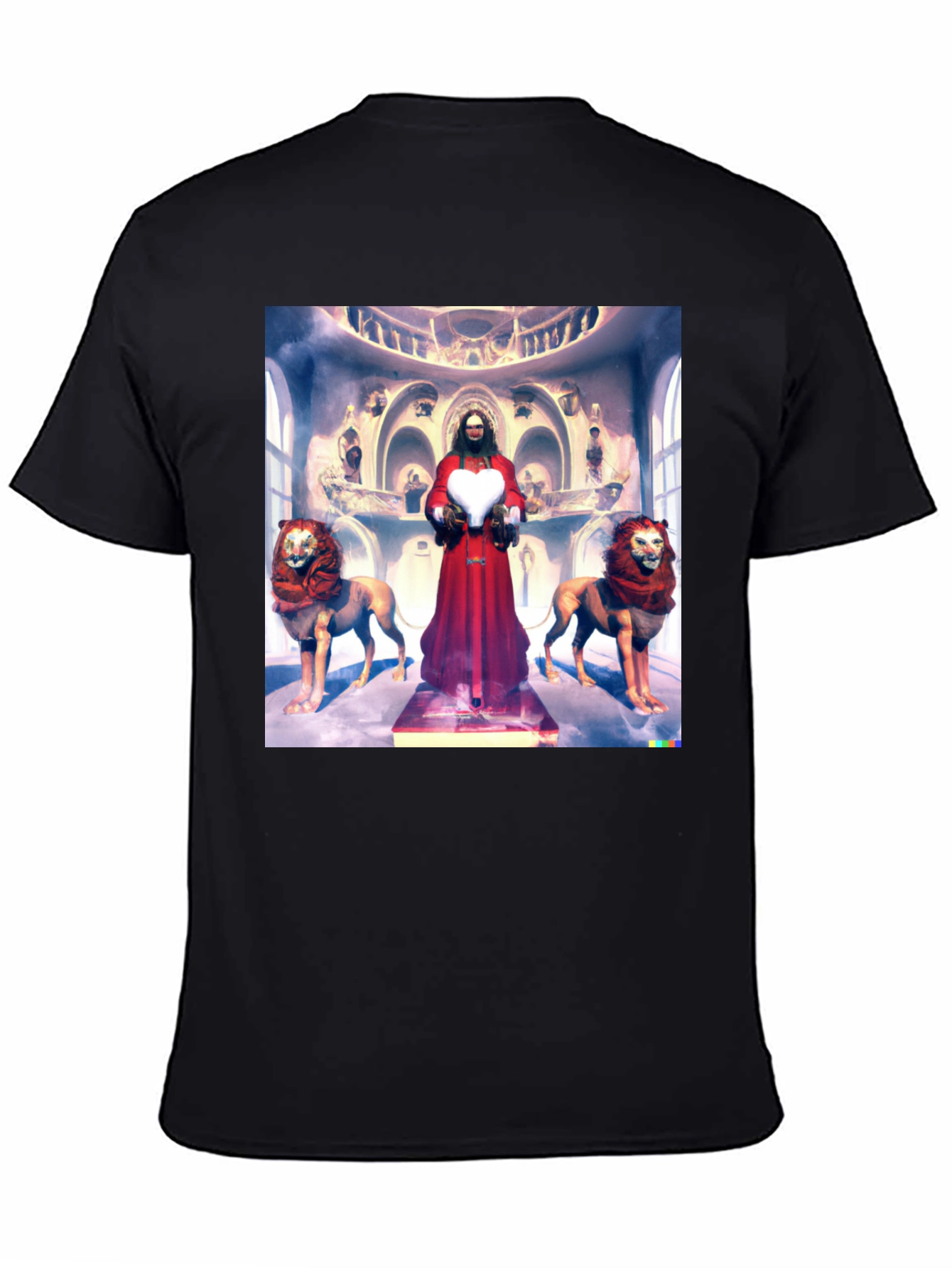 Lion Heart Graphic Tee - Unique Design