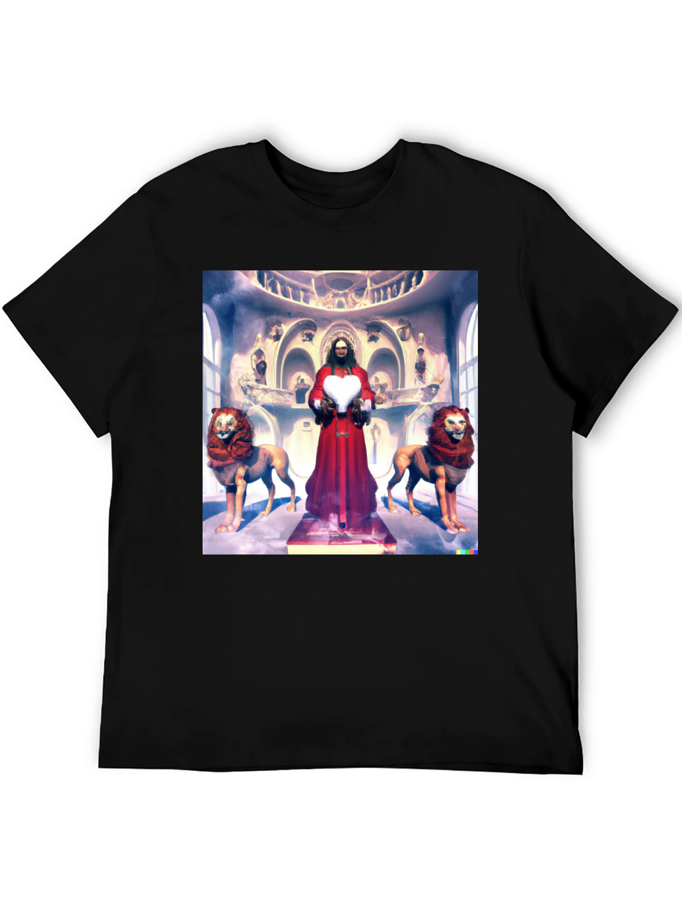 Lion Heart Graphic Tee - Unique Design