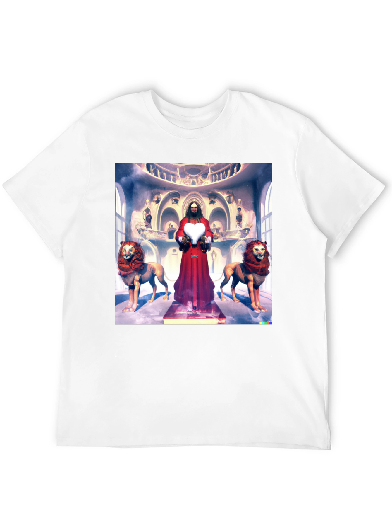 Lion Heart Graphic Tee - Unique Design