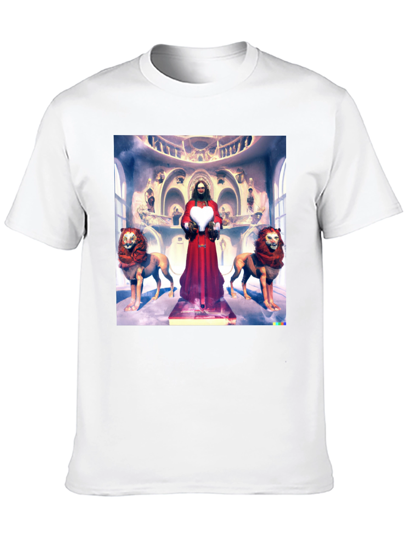 Lion Heart Graphic Tee - Unique Design