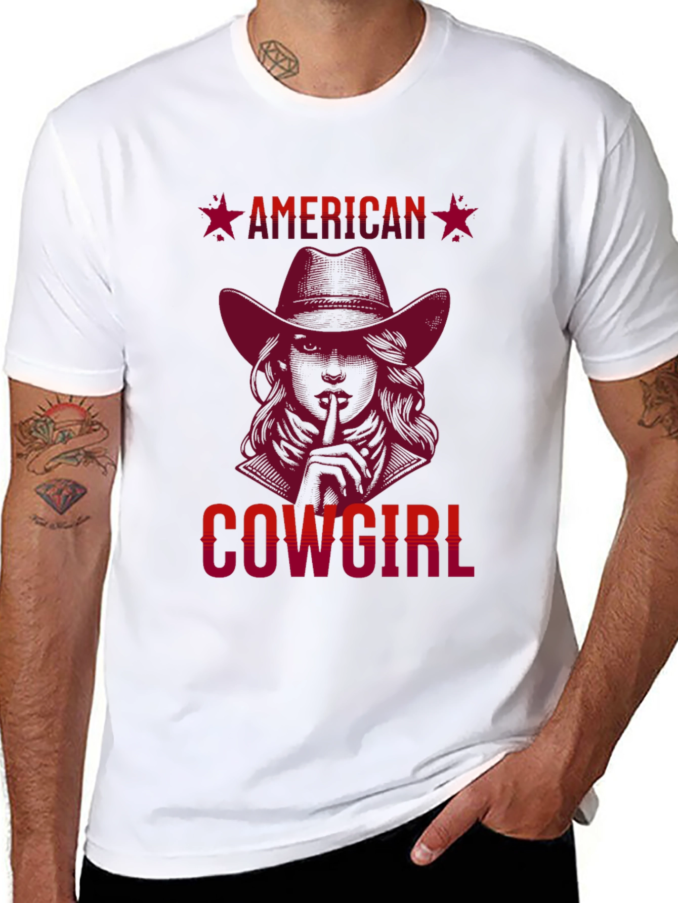 American Cowgirl Graphic Tee