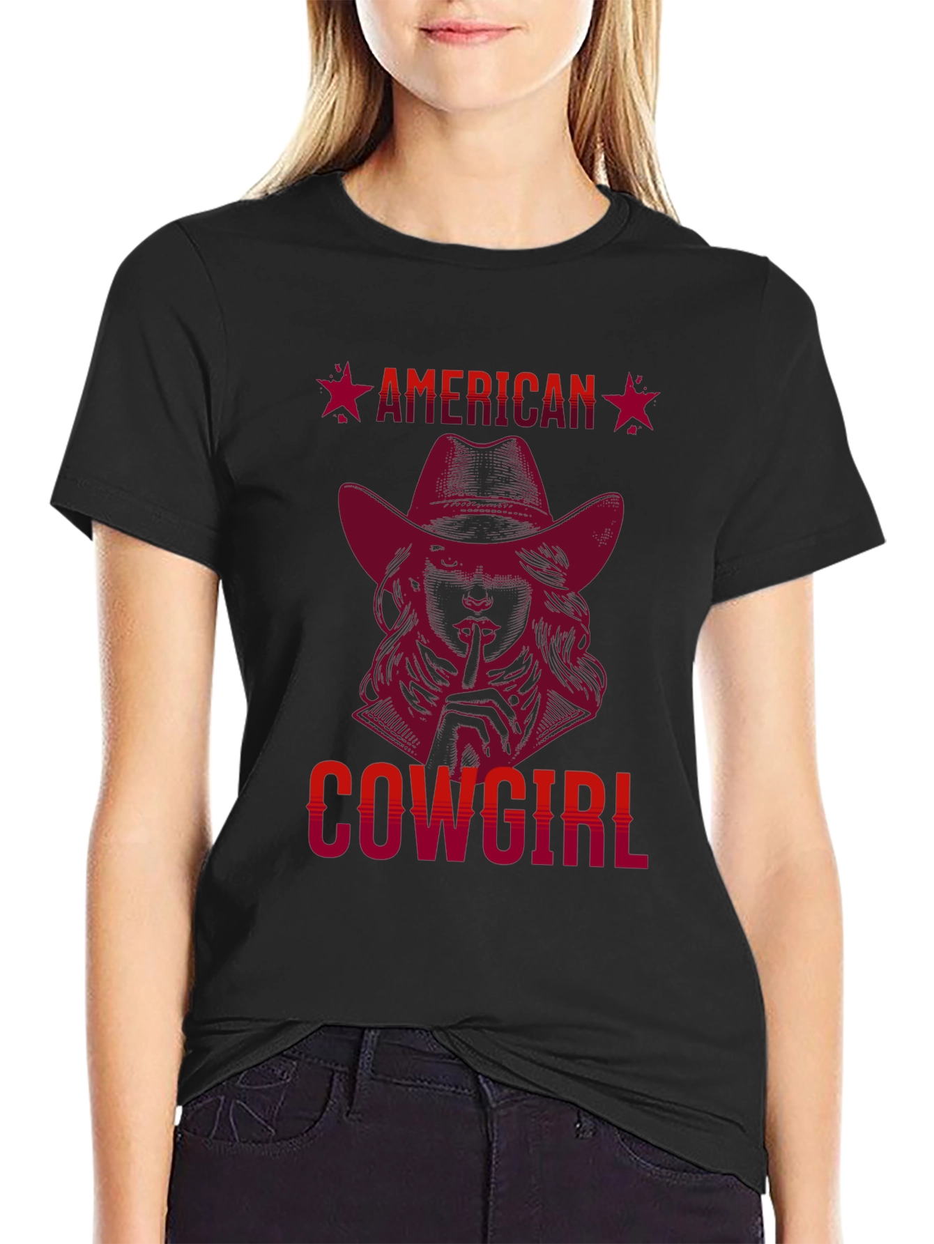 American Cowgirl Graphic Tee