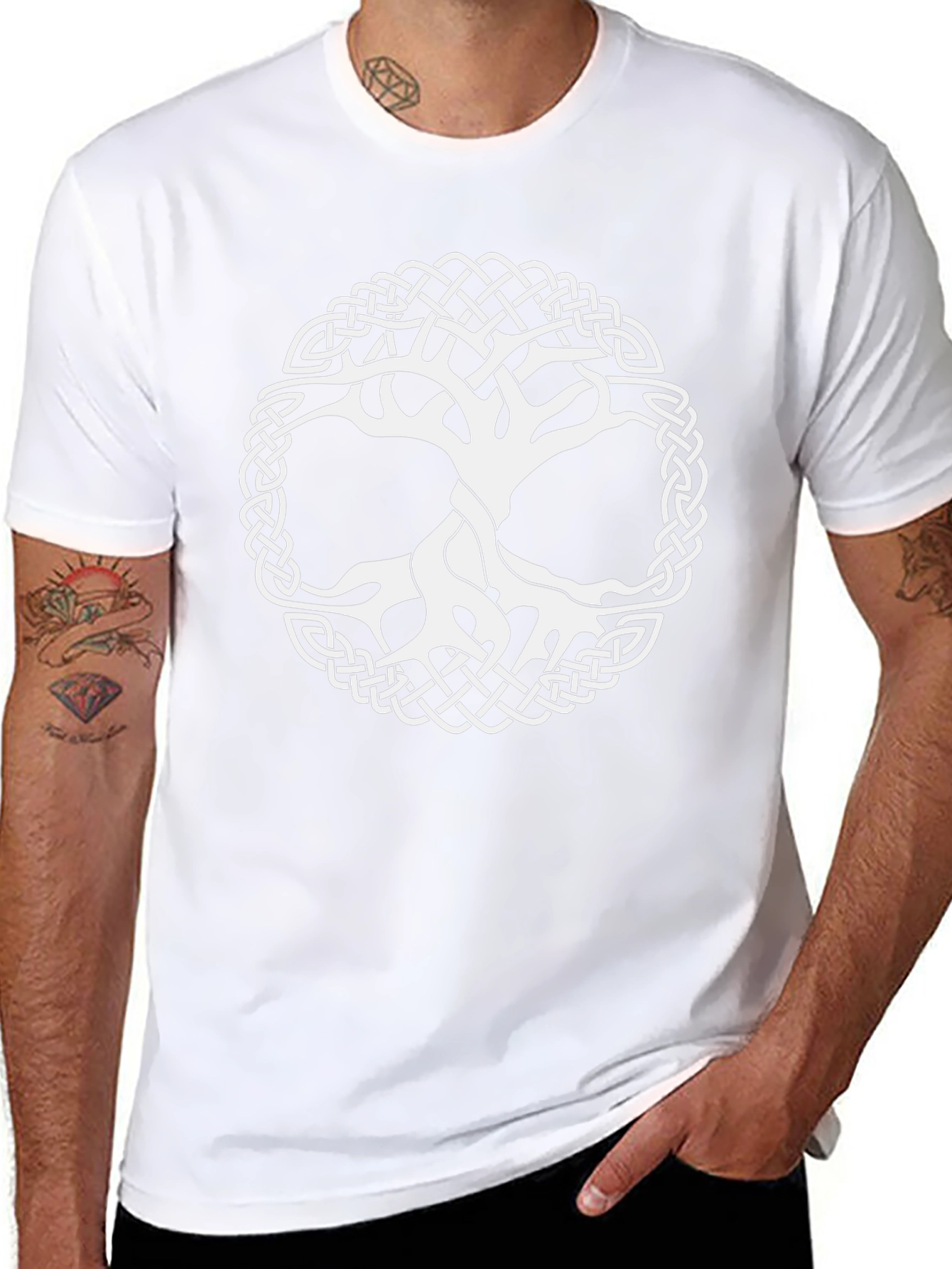 Celtic Tree of Life Black T-Shirt