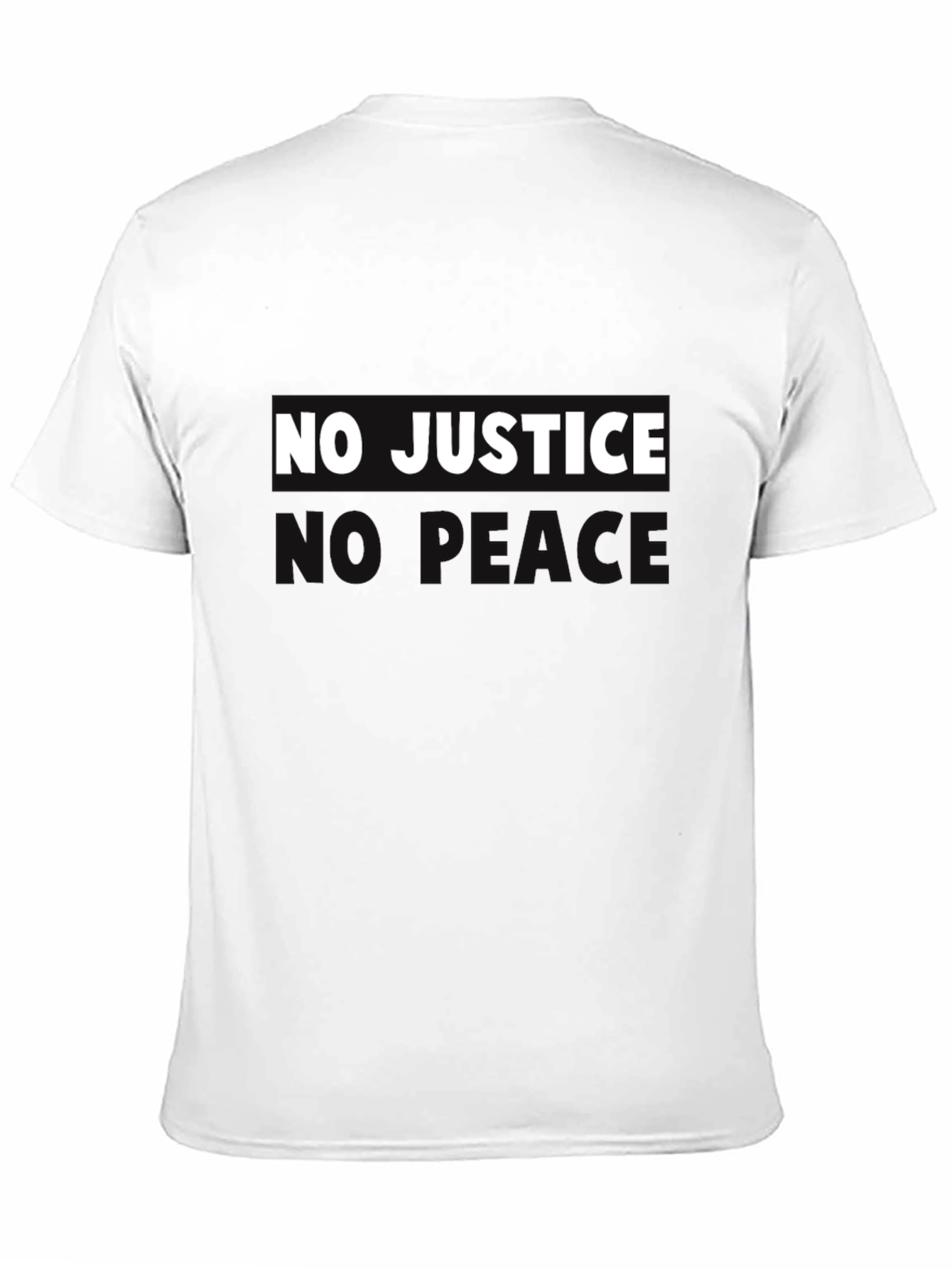 No Justice No Peace Graphic Tee - Black