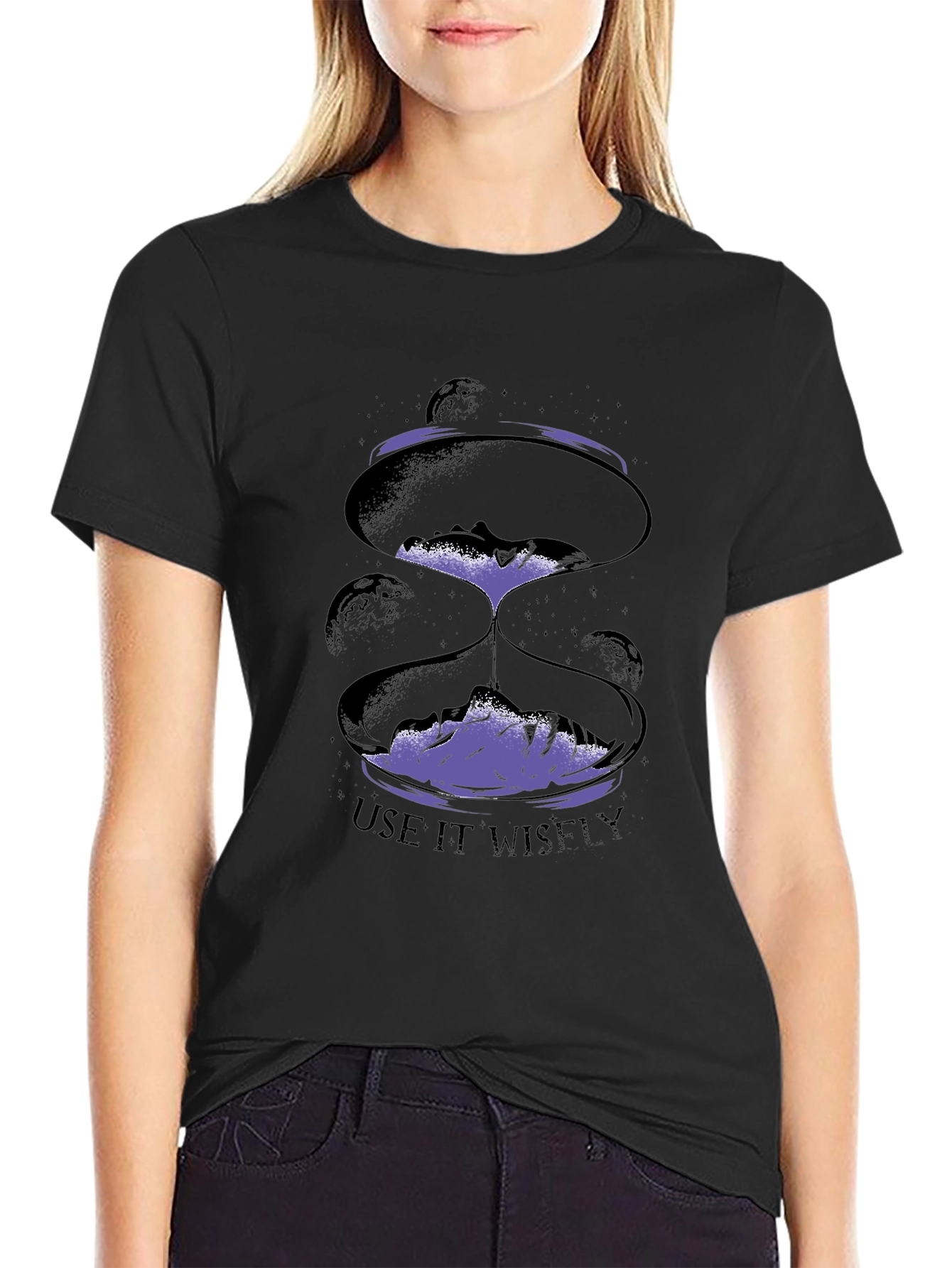 Use It Wisely Hourglass Graphic T-Shirt