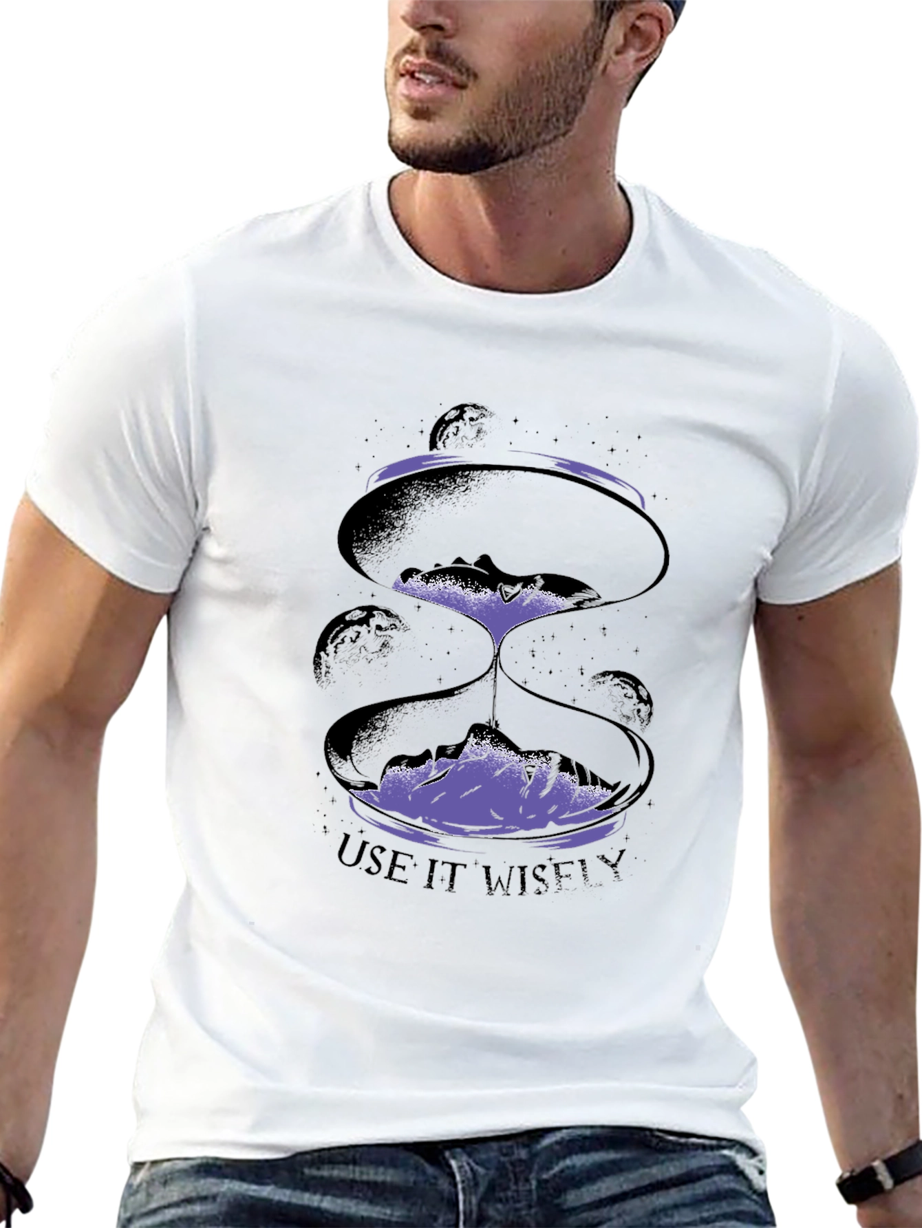 Use It Wisely Hourglass Graphic T-Shirt