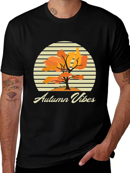 Autumn Vibes Graphic Tee - Stylish Fall Apparel