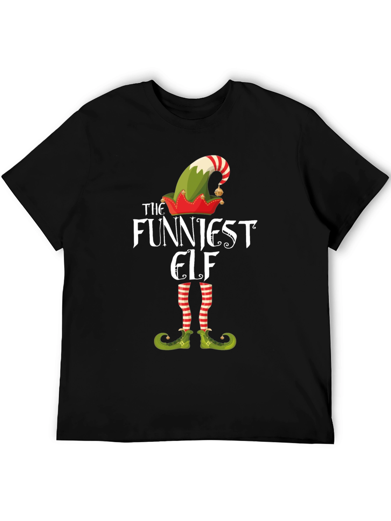 Funniest Elf Graphic Tee - Holiday Cheer T-Shirt