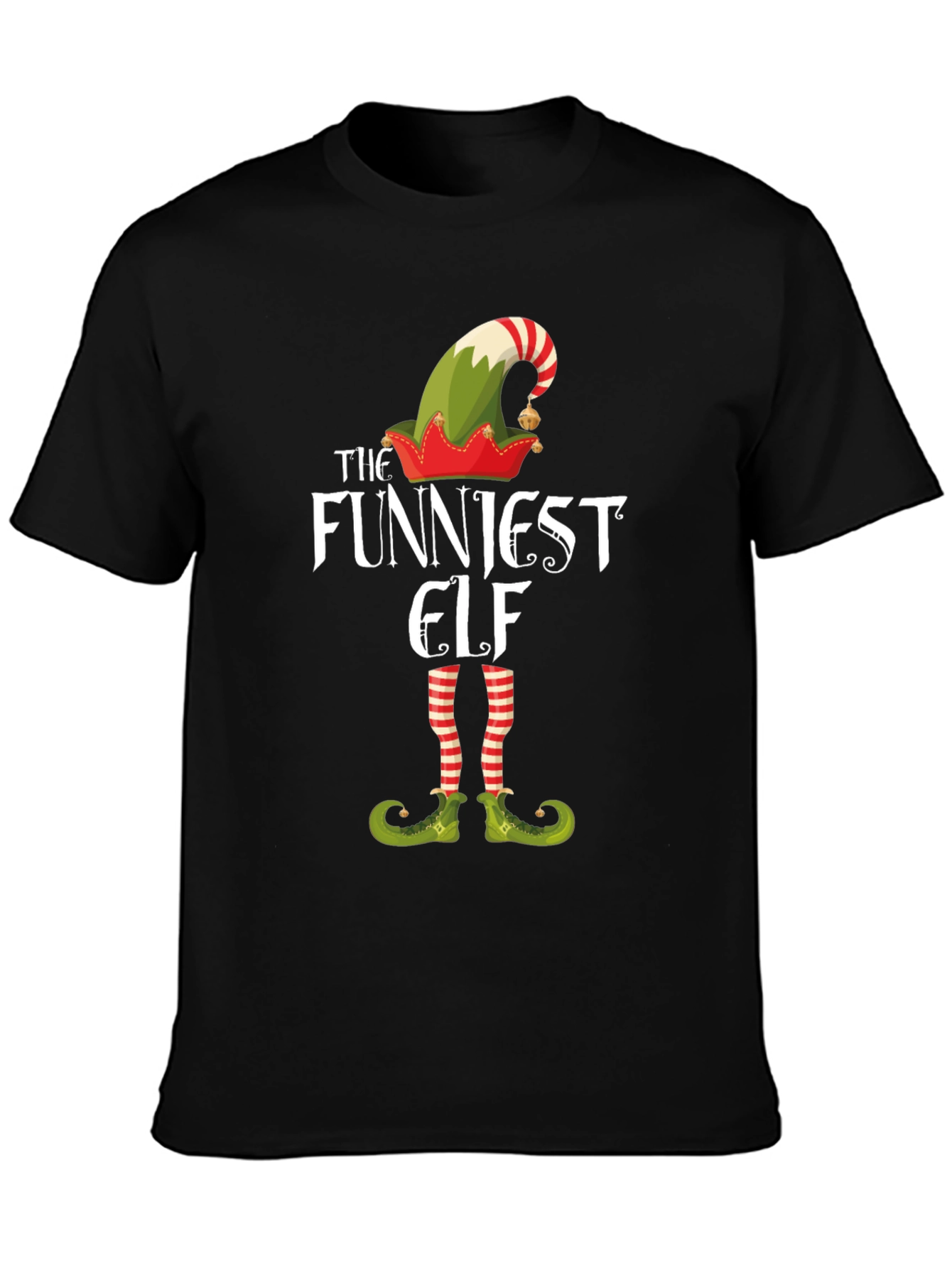 Funniest Elf Graphic Tee - Holiday Cheer T-Shirt