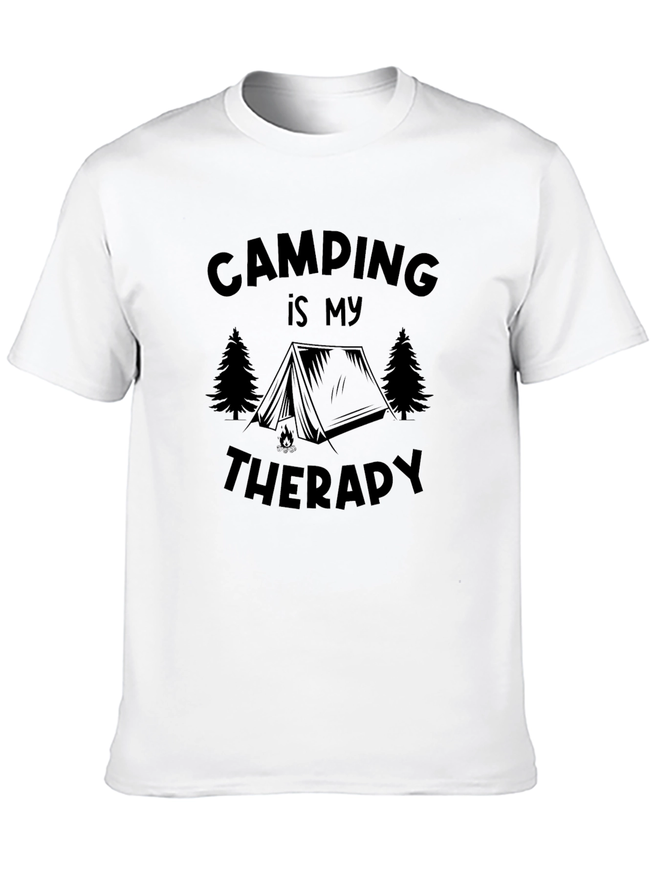 Camping is My Therapy Graphic Tee