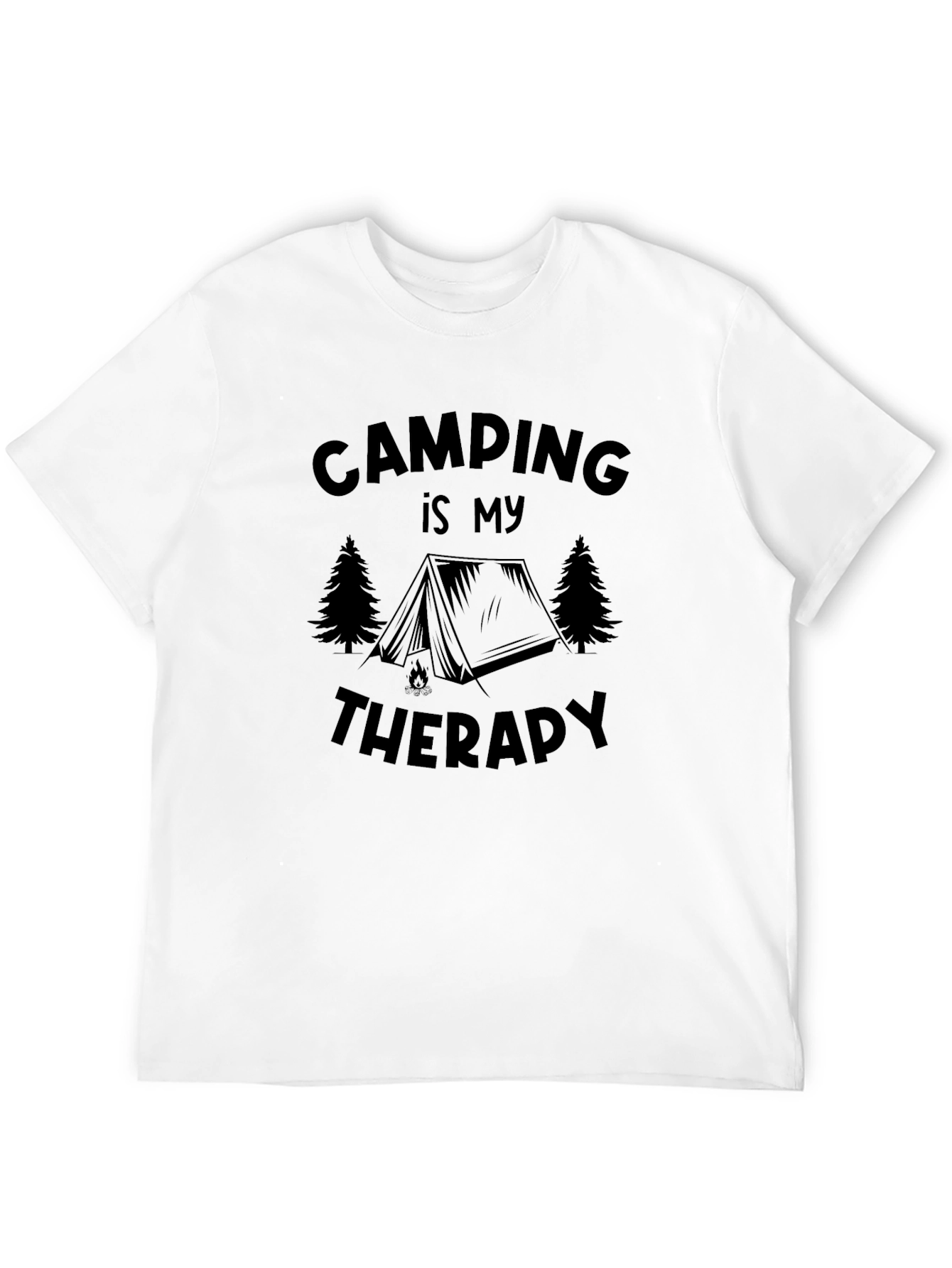 Camping is My Therapy Graphic Tee