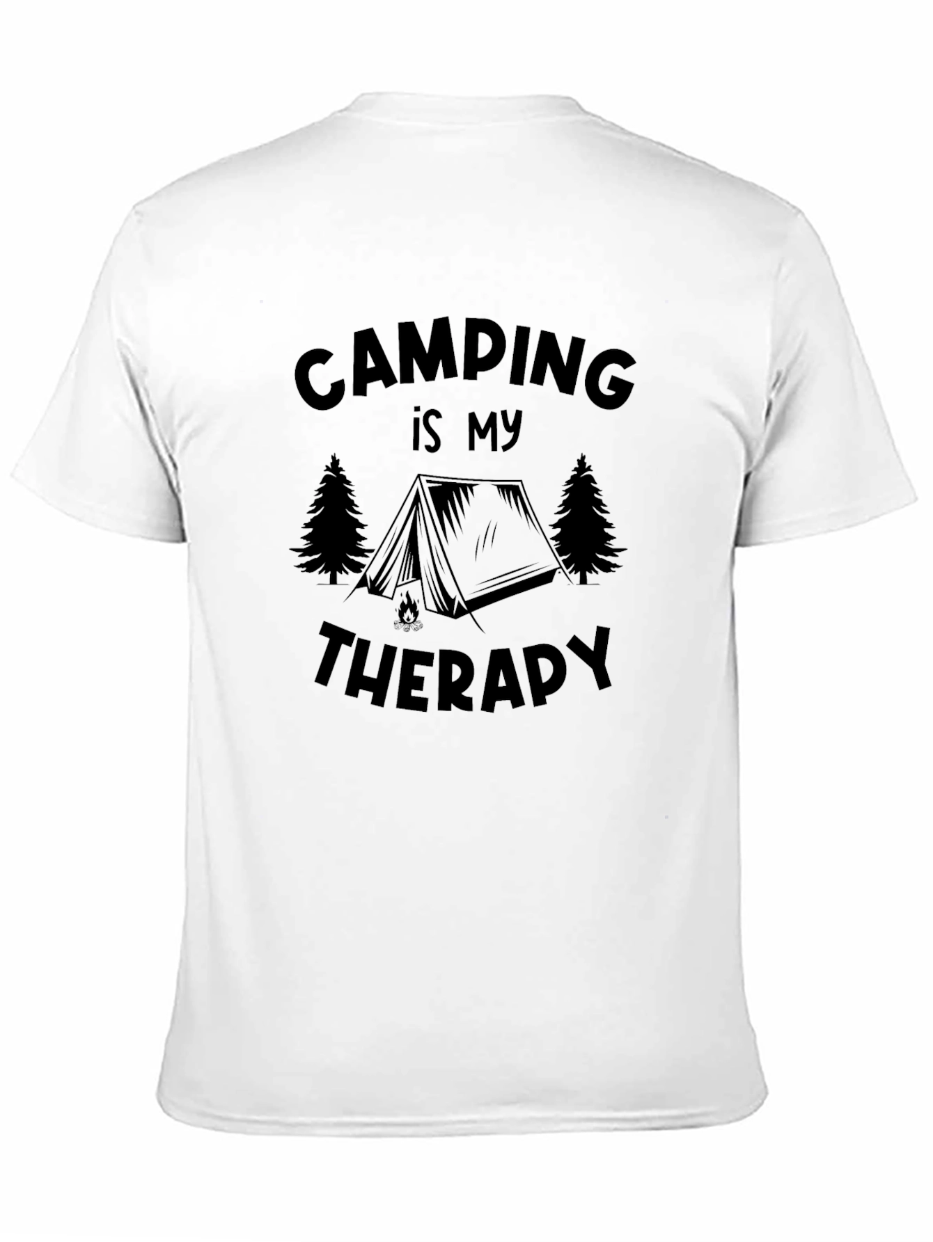 Camping is My Therapy Graphic Tee
