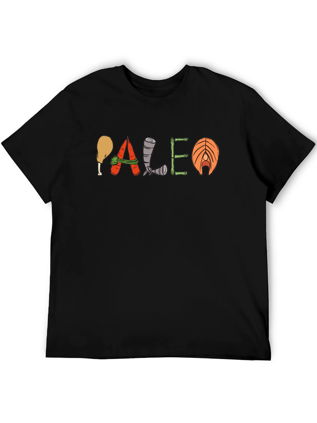 Paleo Diet T-Shirt: Food Group Design