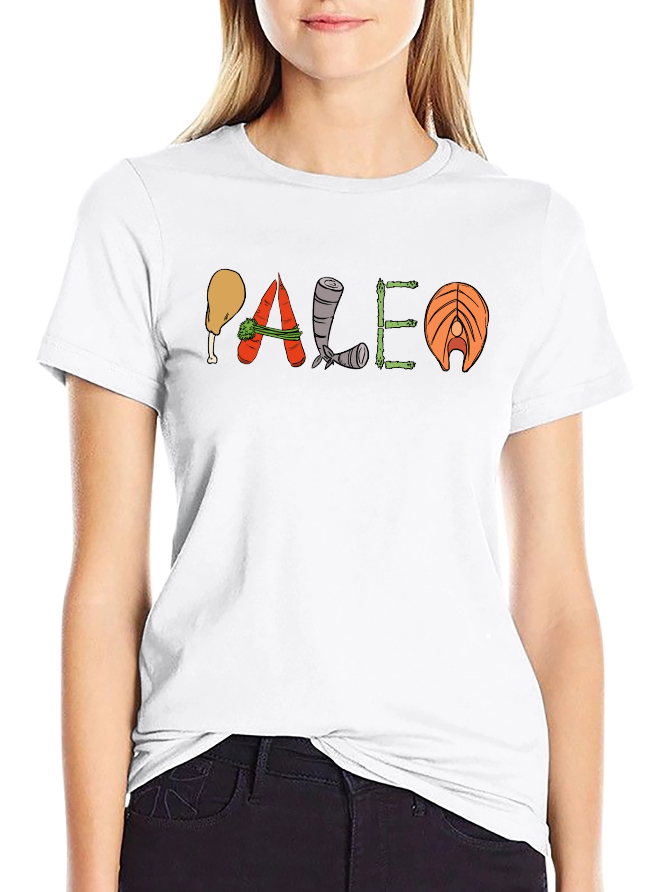 Paleo Diet T-Shirt: Food Group Design