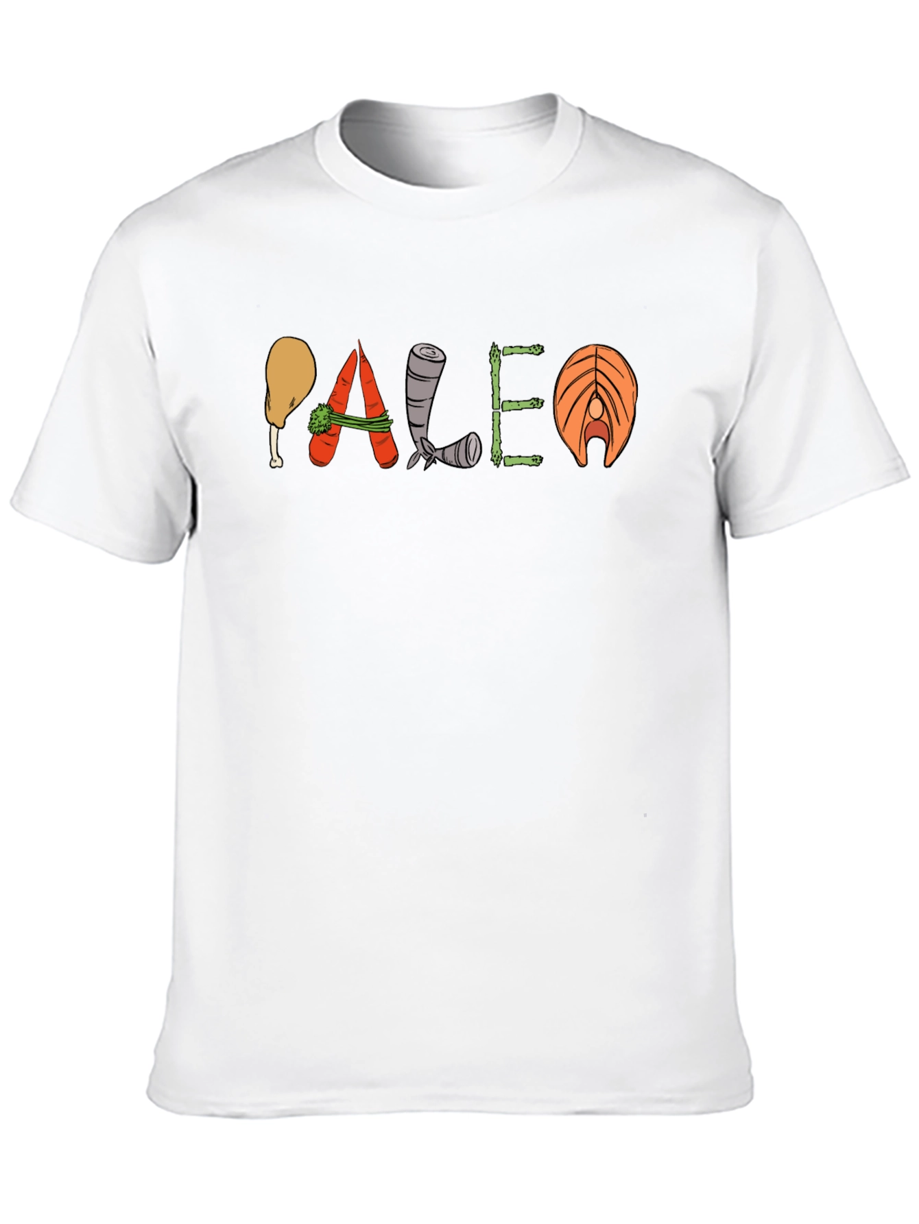 Paleo Diet T-Shirt: Food Group Design