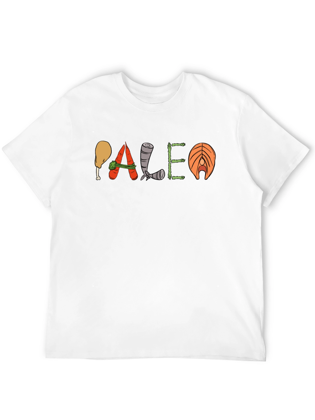 Paleo Diet T-Shirt: Food Group Design