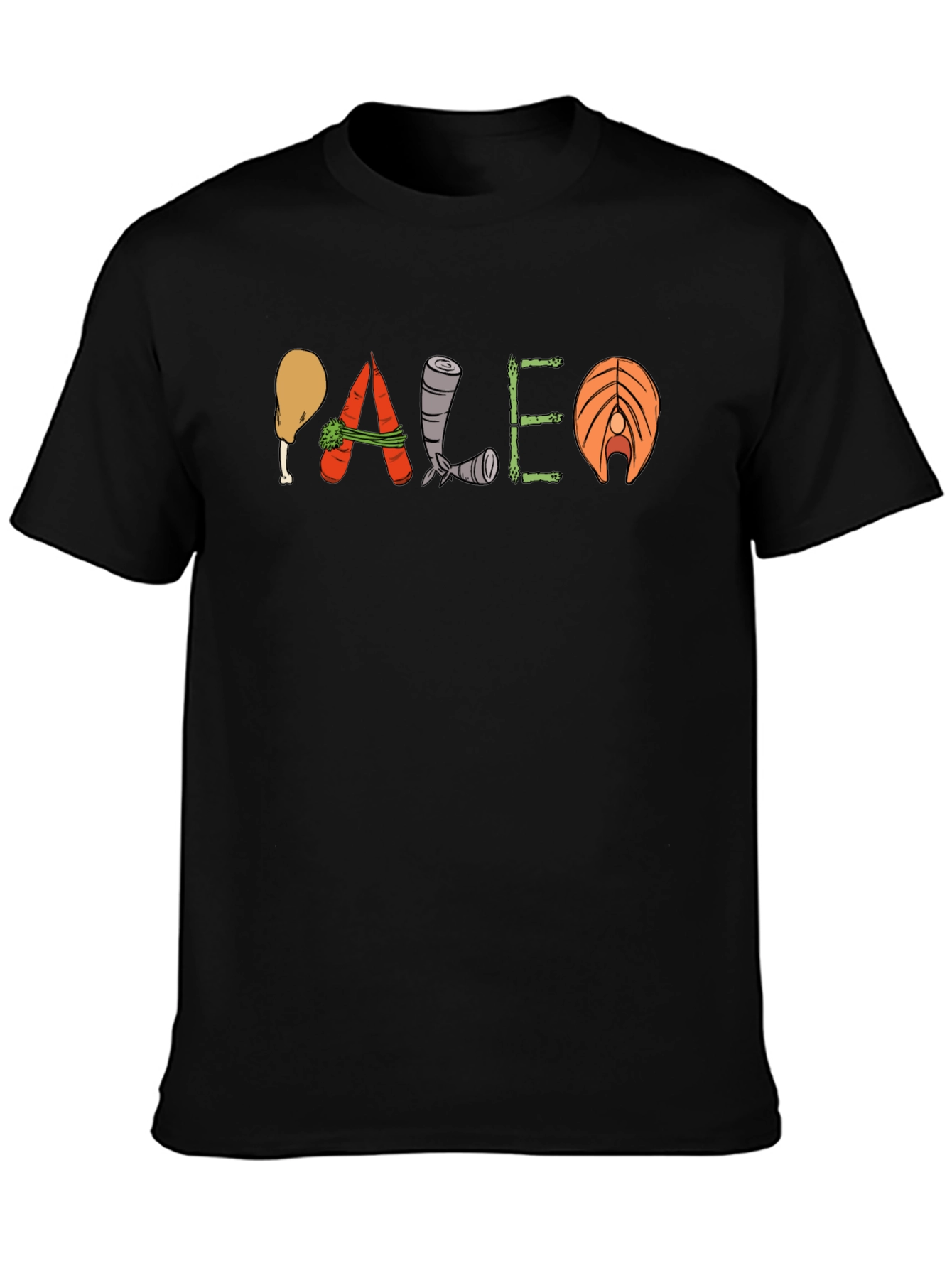 Paleo Diet T-Shirt: Food Group Design