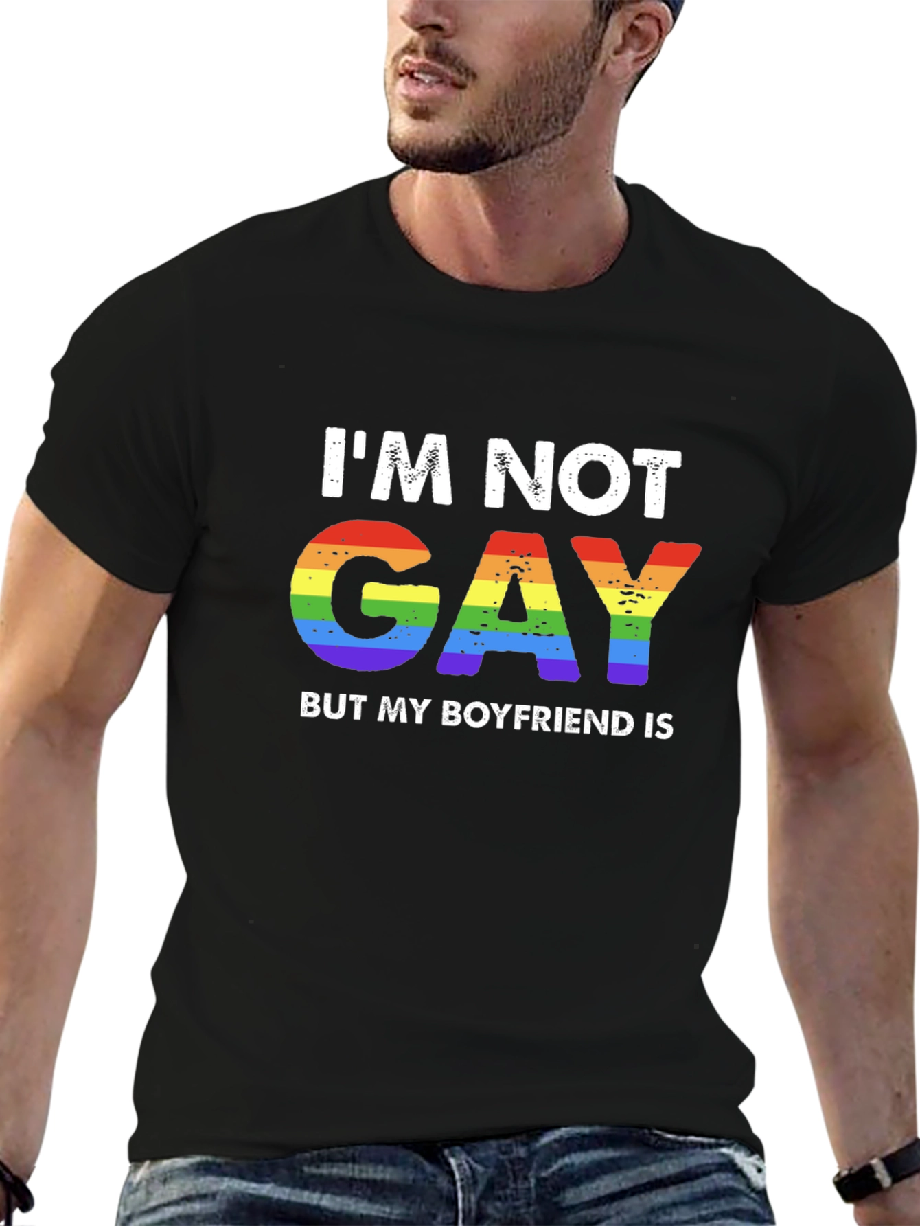 Gay Pride T-Shirt - My Boyfriend Is Gay