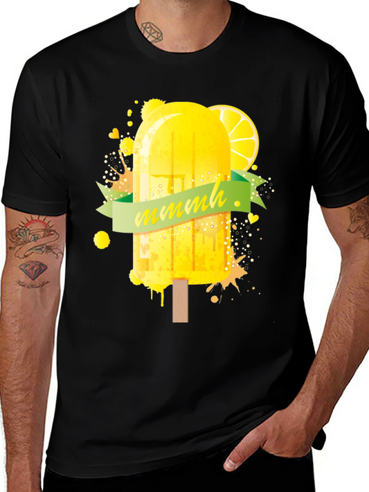 Lemon Popsicle Graphic T-Shirt