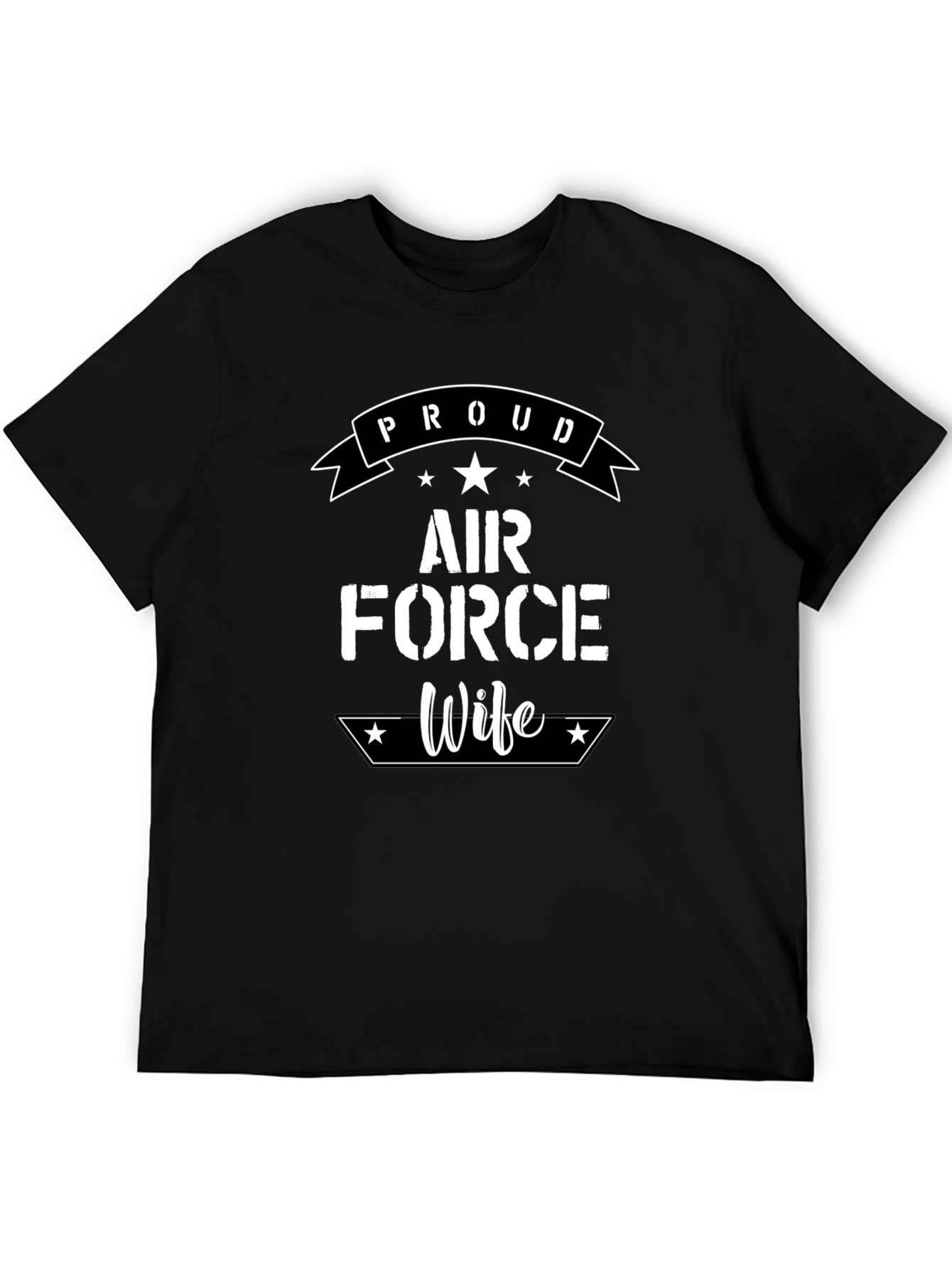 Proud Air Force Wife Graphic T-Shirt