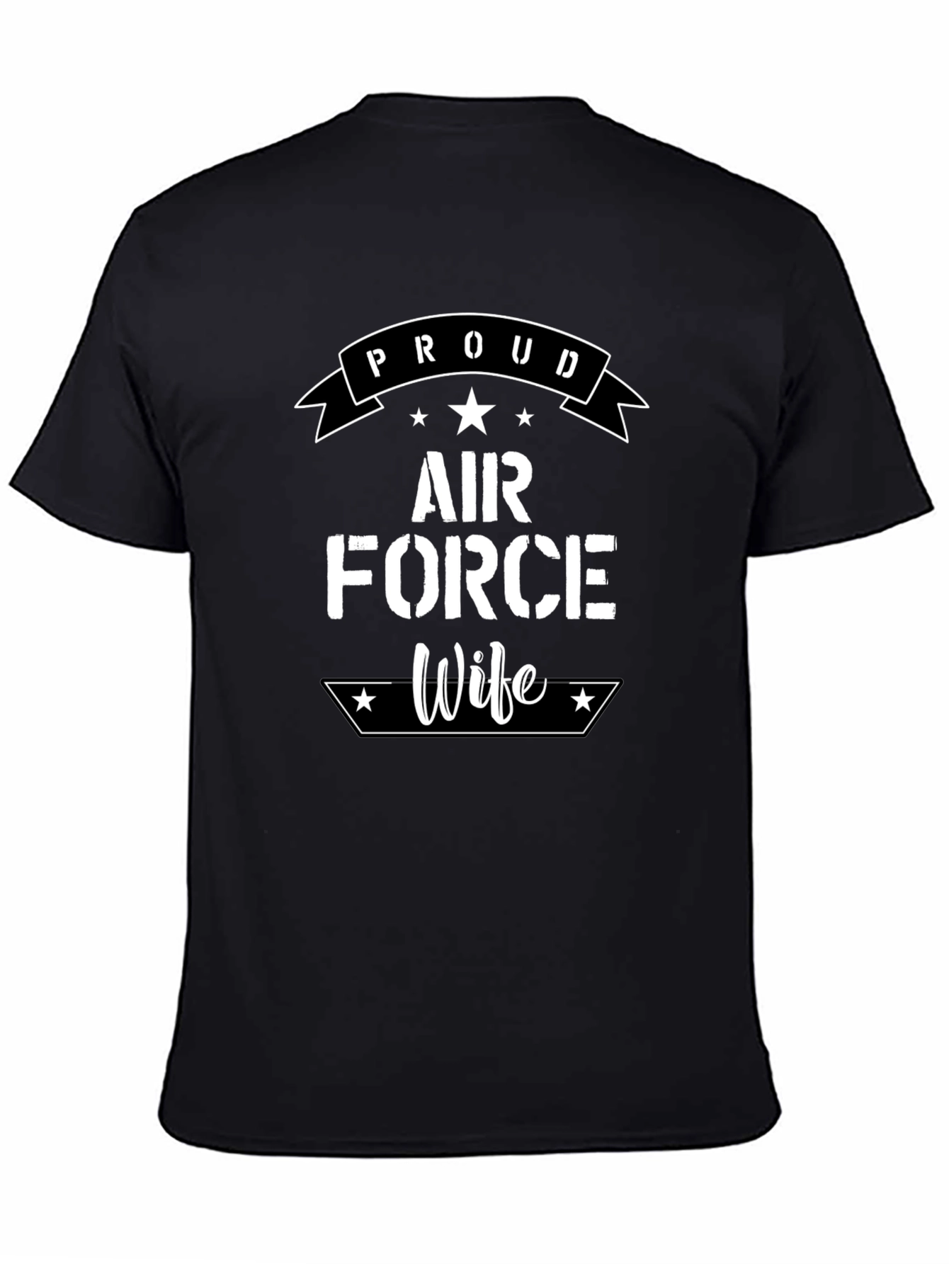 Proud Air Force Wife Graphic T-Shirt