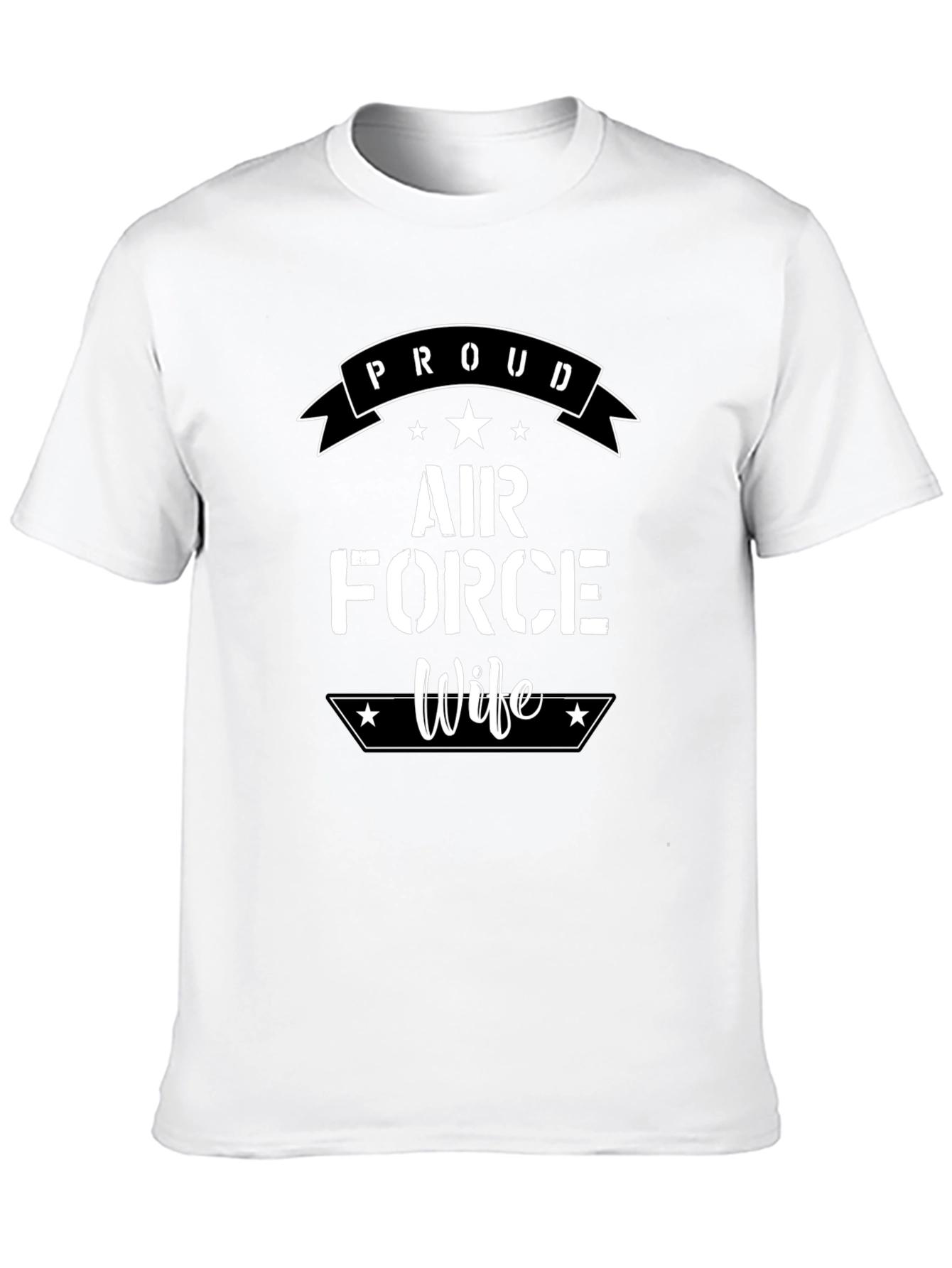 Proud Air Force Wife Graphic T-Shirt