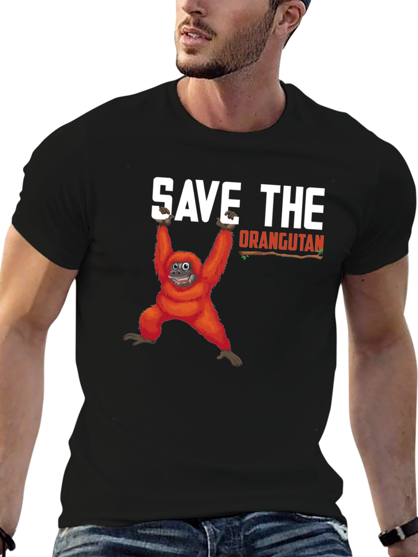 Save the Orangutan Graphic T-Shirt