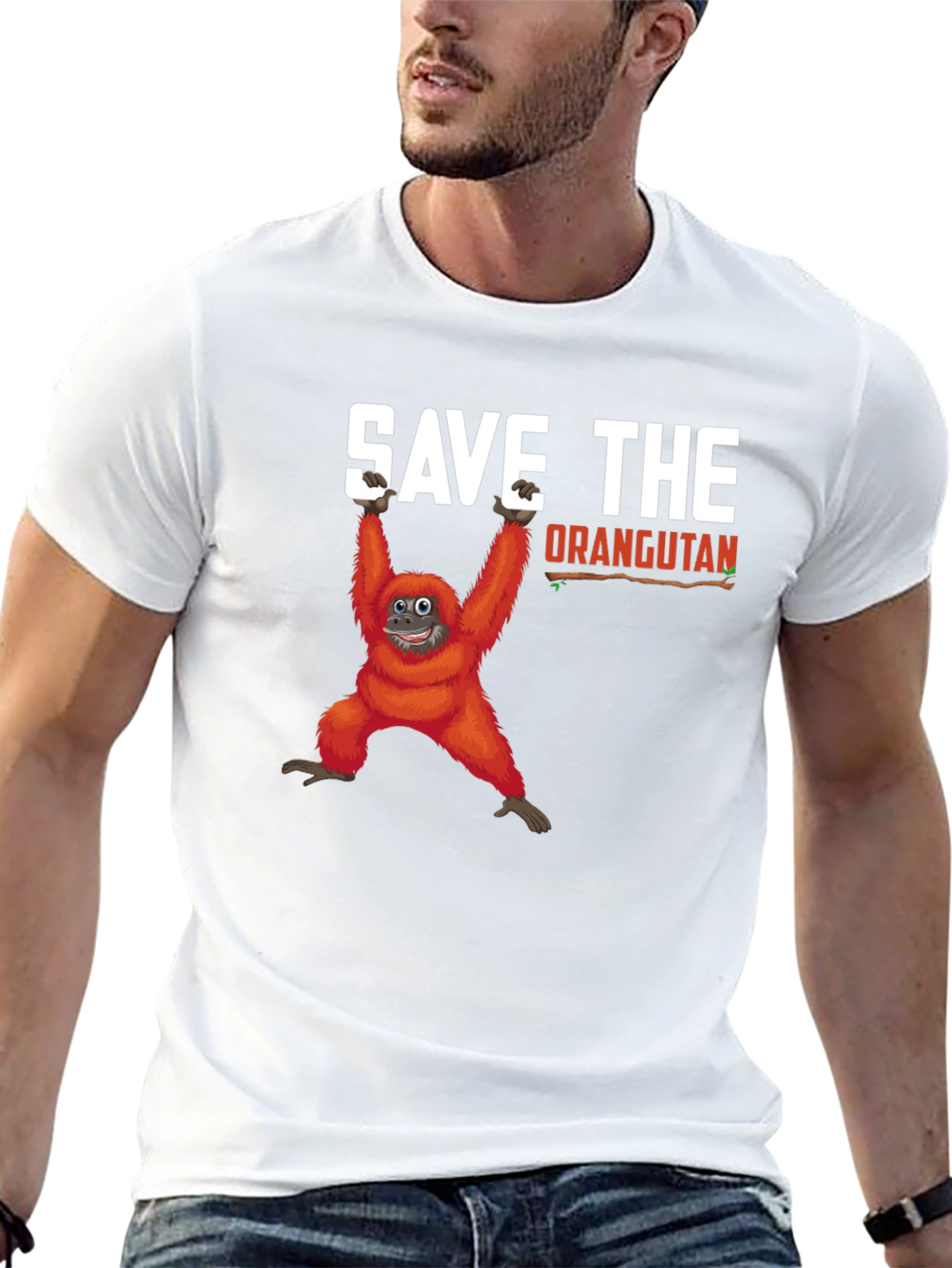 Save the Orangutan Graphic T-Shirt
