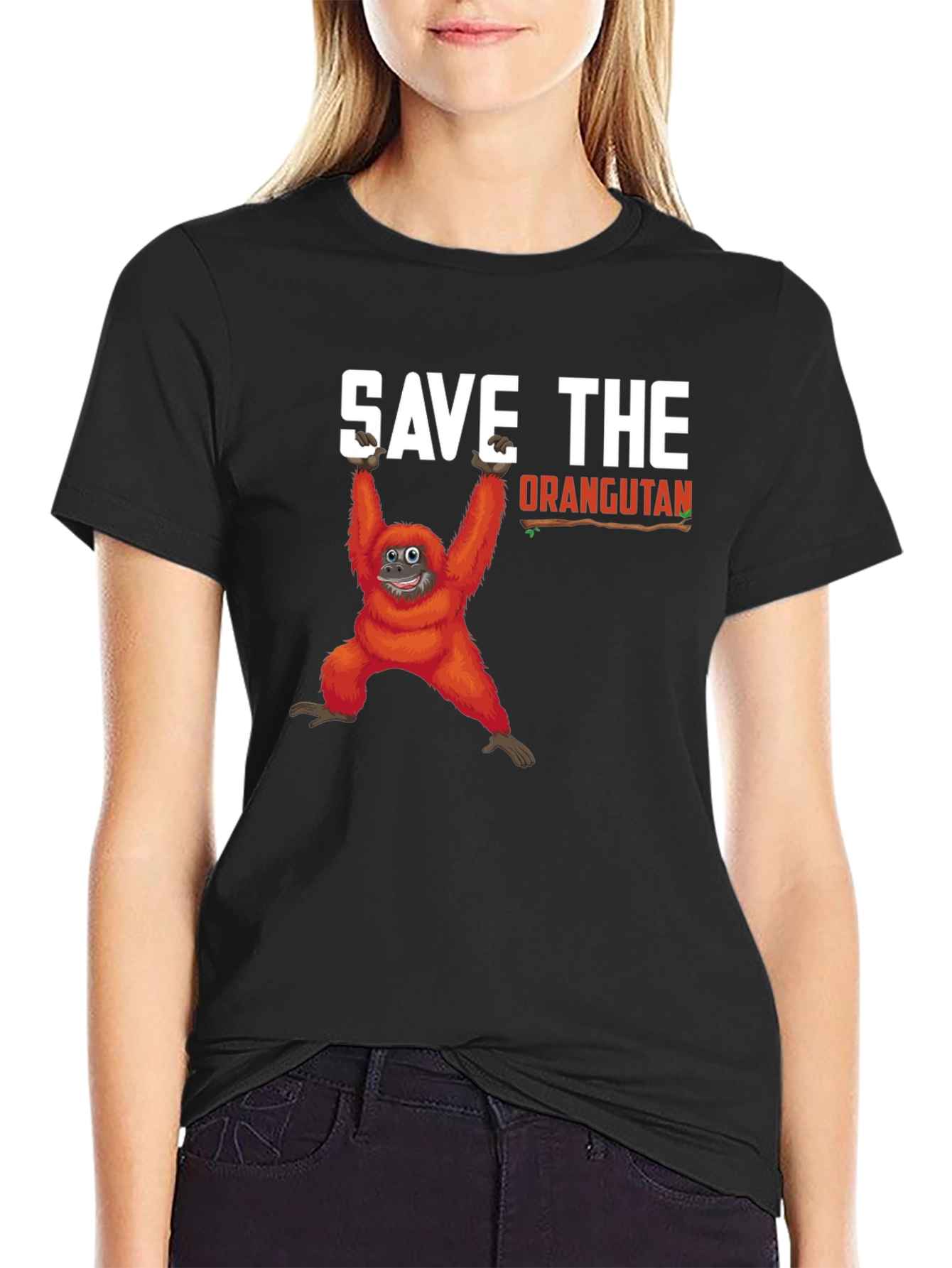 Save the Orangutan Graphic T-Shirt