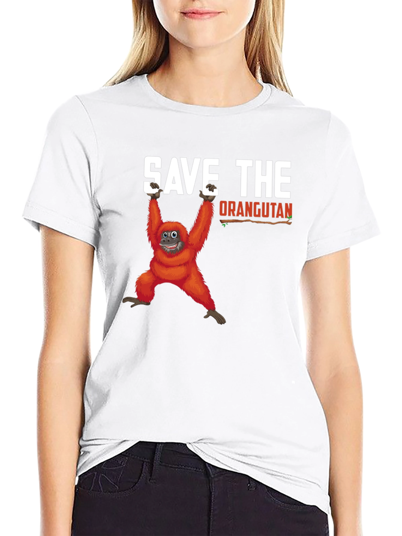 Save the Orangutan Graphic T-Shirt