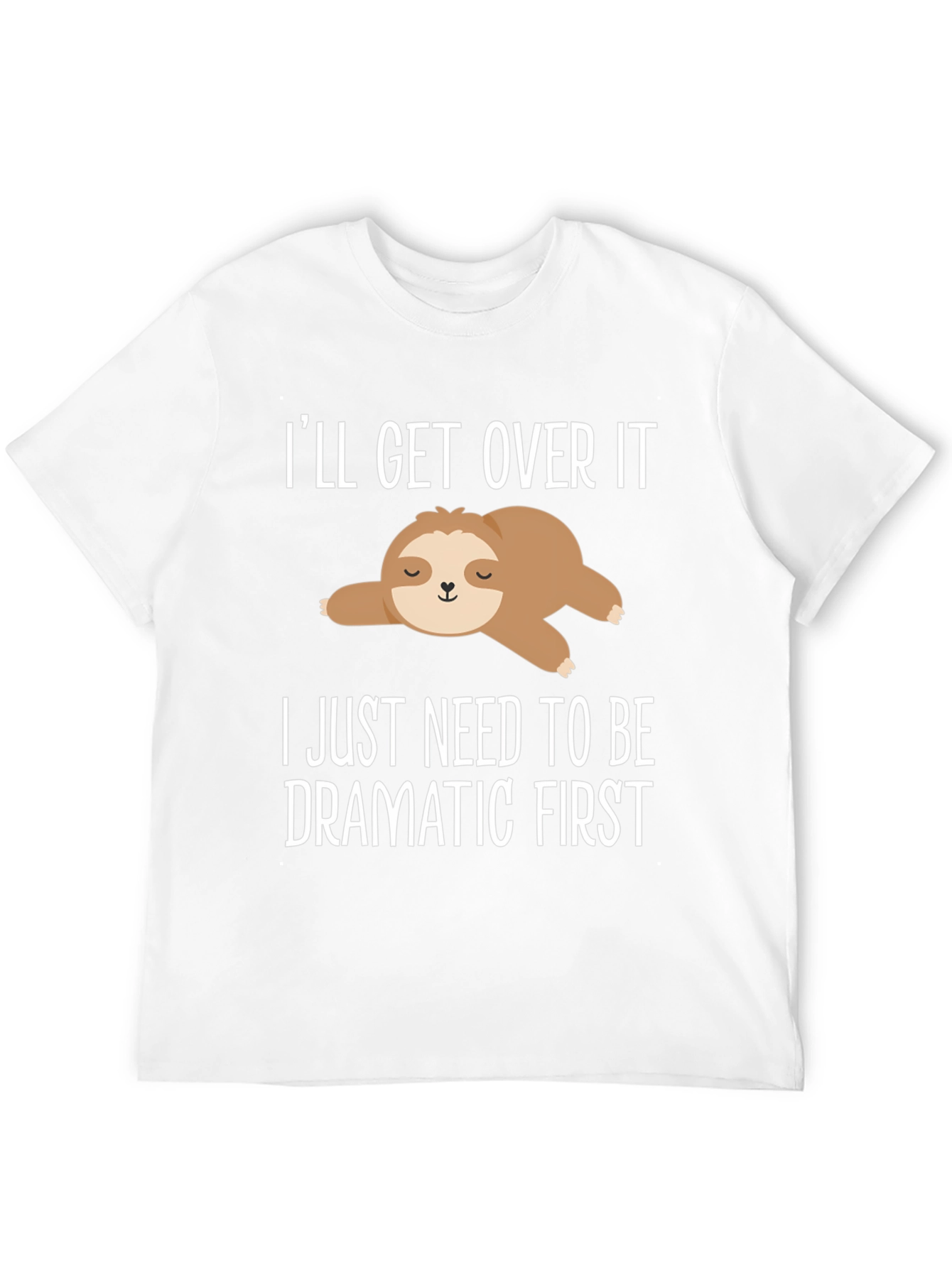 Dramatic Sloth Graphic T-Shirt