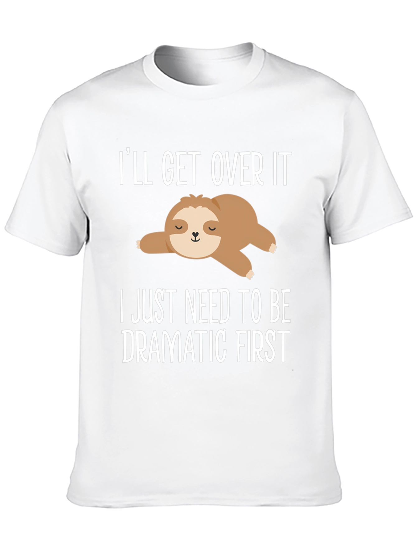 Dramatic Sloth Graphic T-Shirt