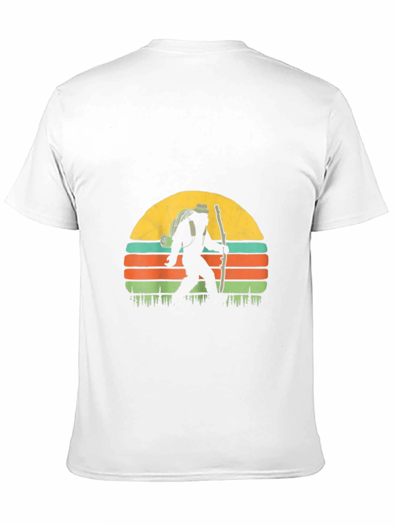Bigfoot Hiking Sunset T-Shirt