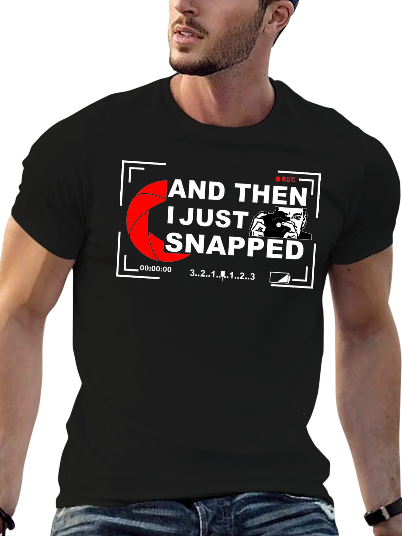 I Just Snapped Photographer Graphic T-Shirt