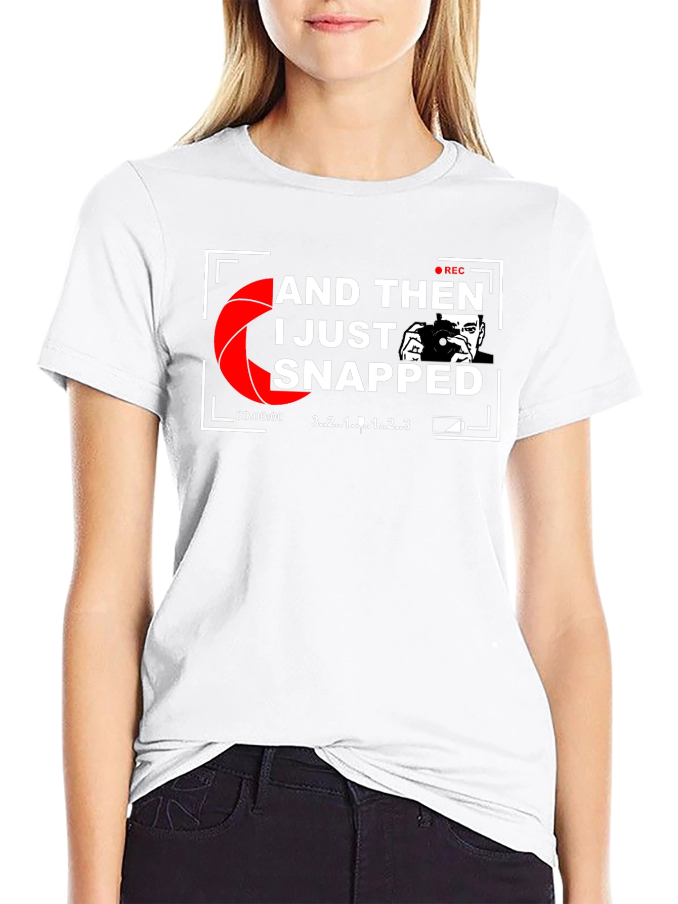 I Just Snapped Photographer Graphic T-Shirt