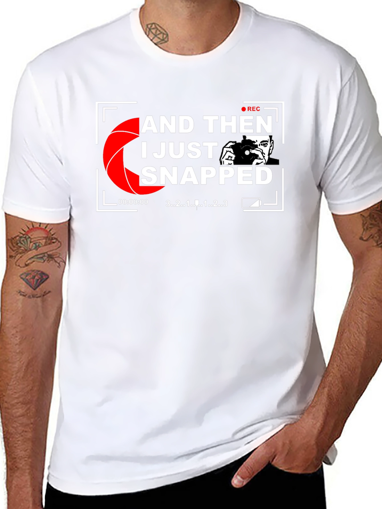 I Just Snapped Photographer Graphic T-Shirt