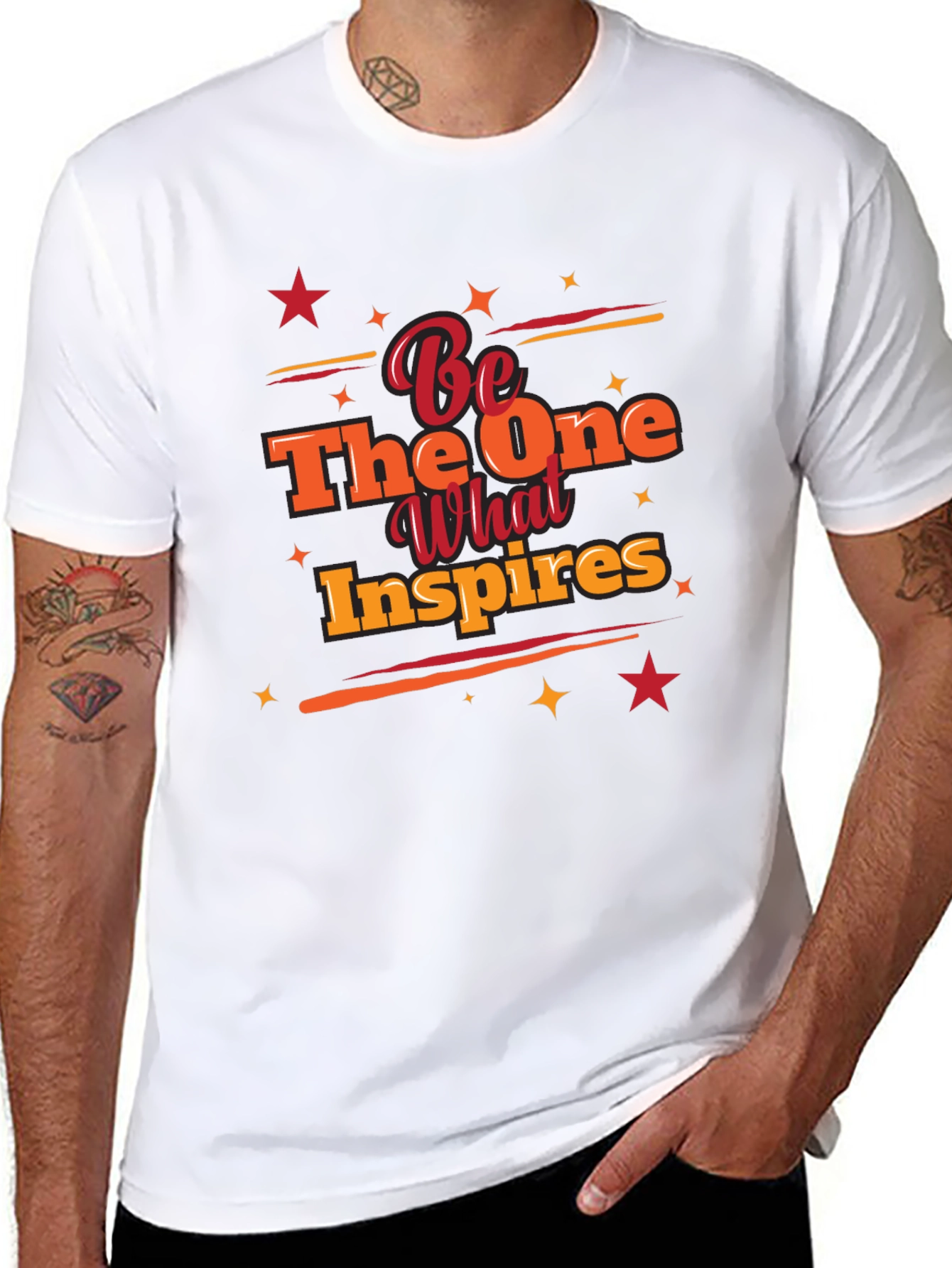 Inspirational Graphic Tee - Be The One What Inspires