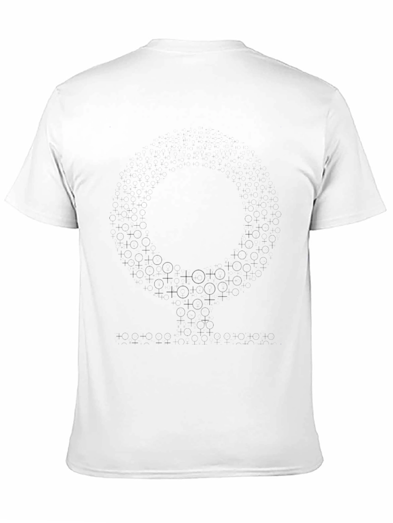 Black Graphic Print Crew Neck Mens T-Shirt