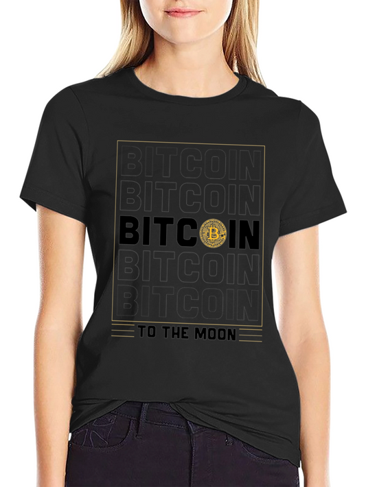 Bitcoin to the Moon Graphic Tee - Crypto HODL
