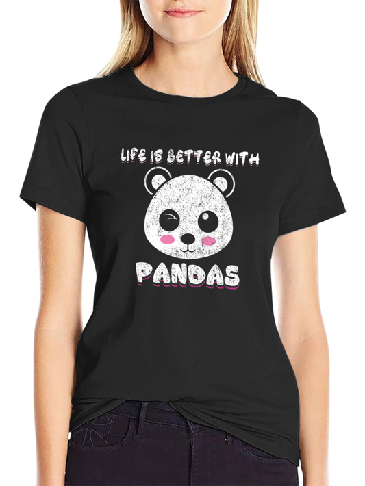 Life is Better with Pandas Graphic Tee